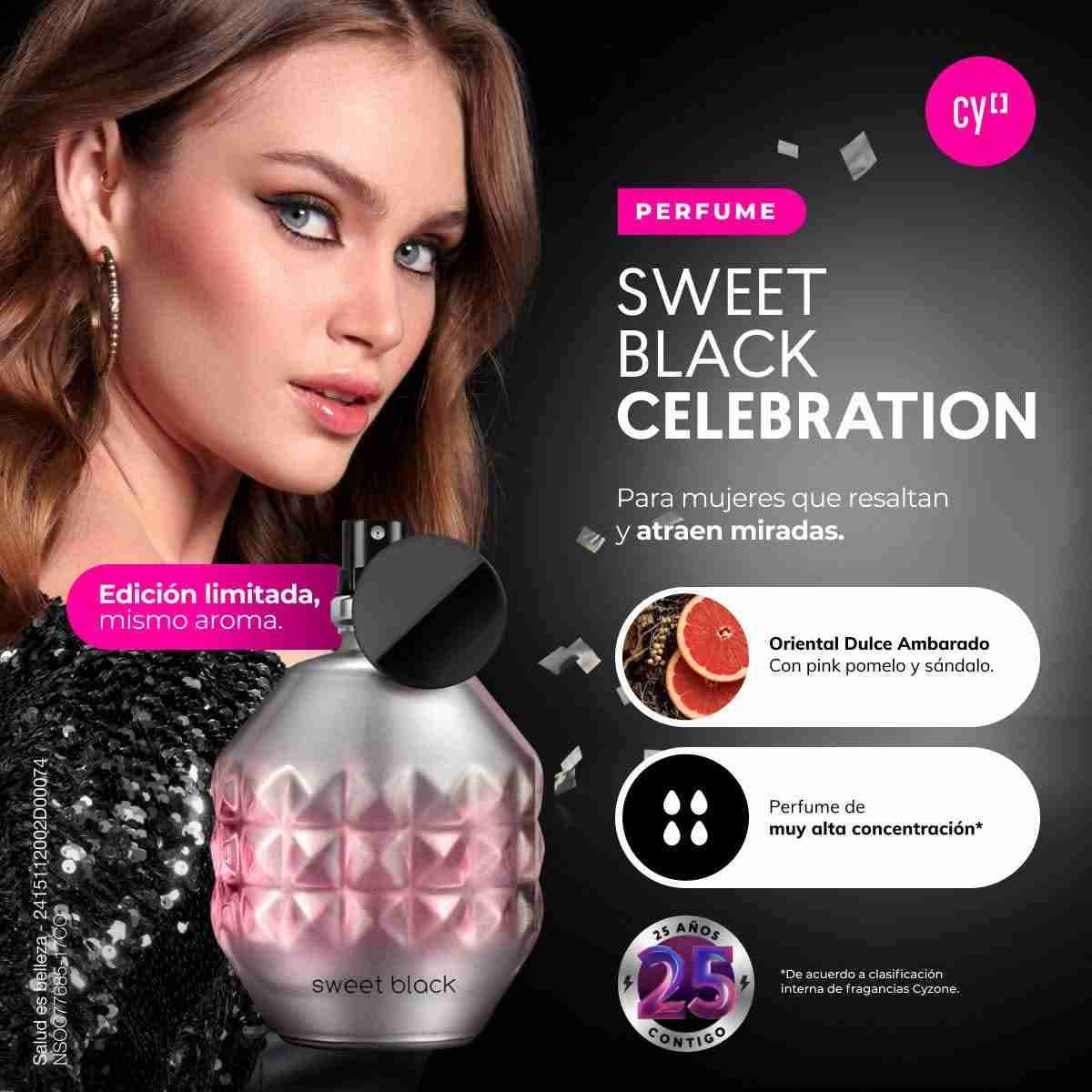 Perfume Sweet Black Edición Limitada - miniatura 2