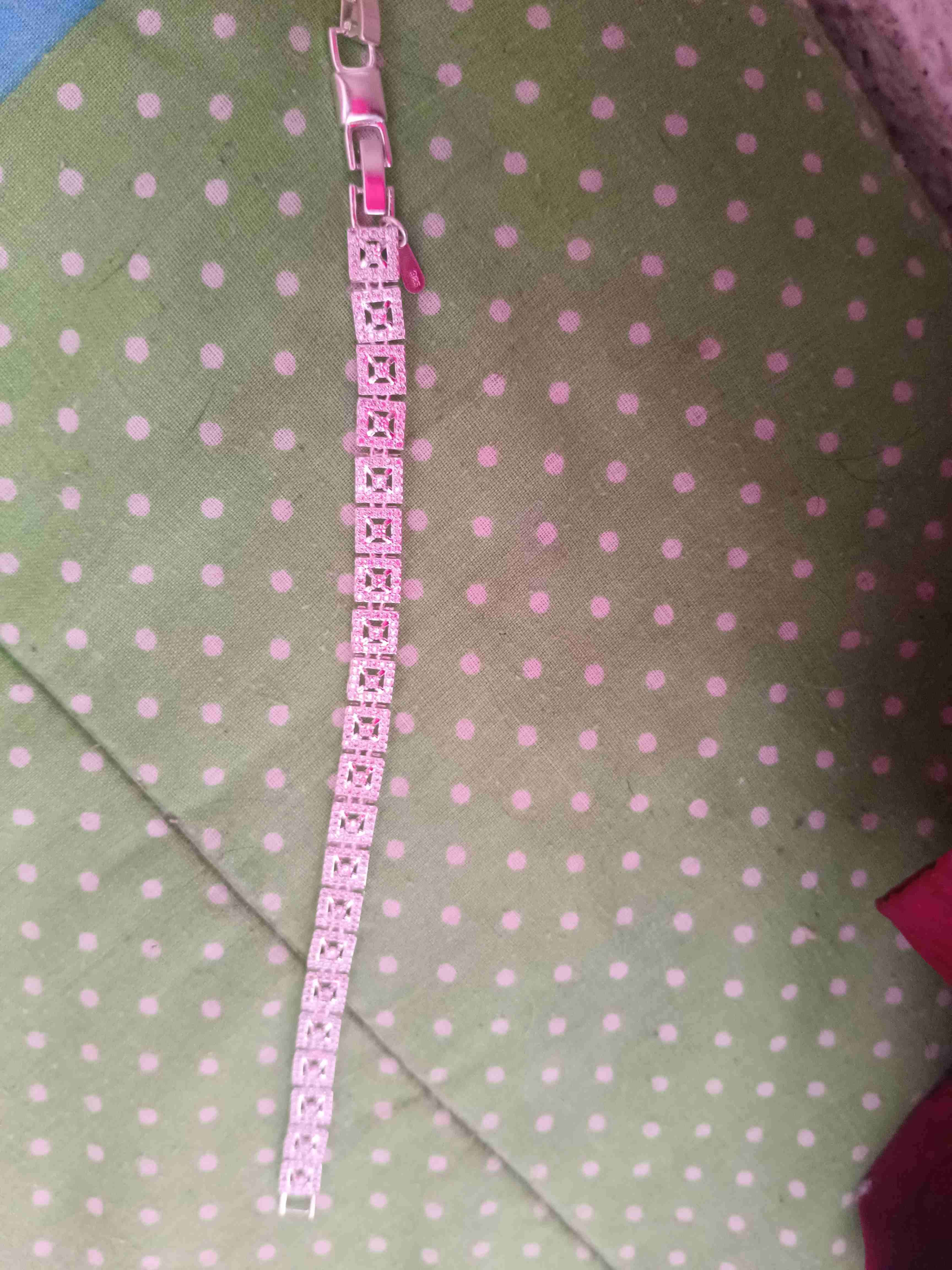 Pulsera de plata estilo clásico - 1