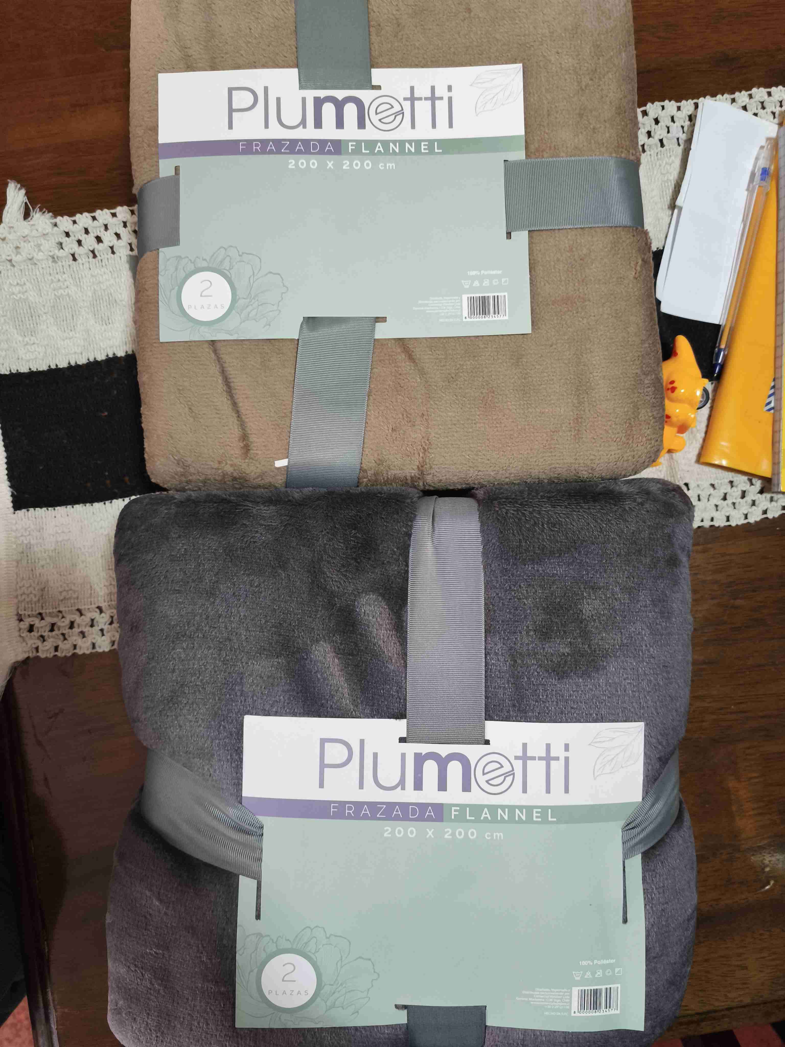 Frazada Plumetti Flannel 200x200 cm