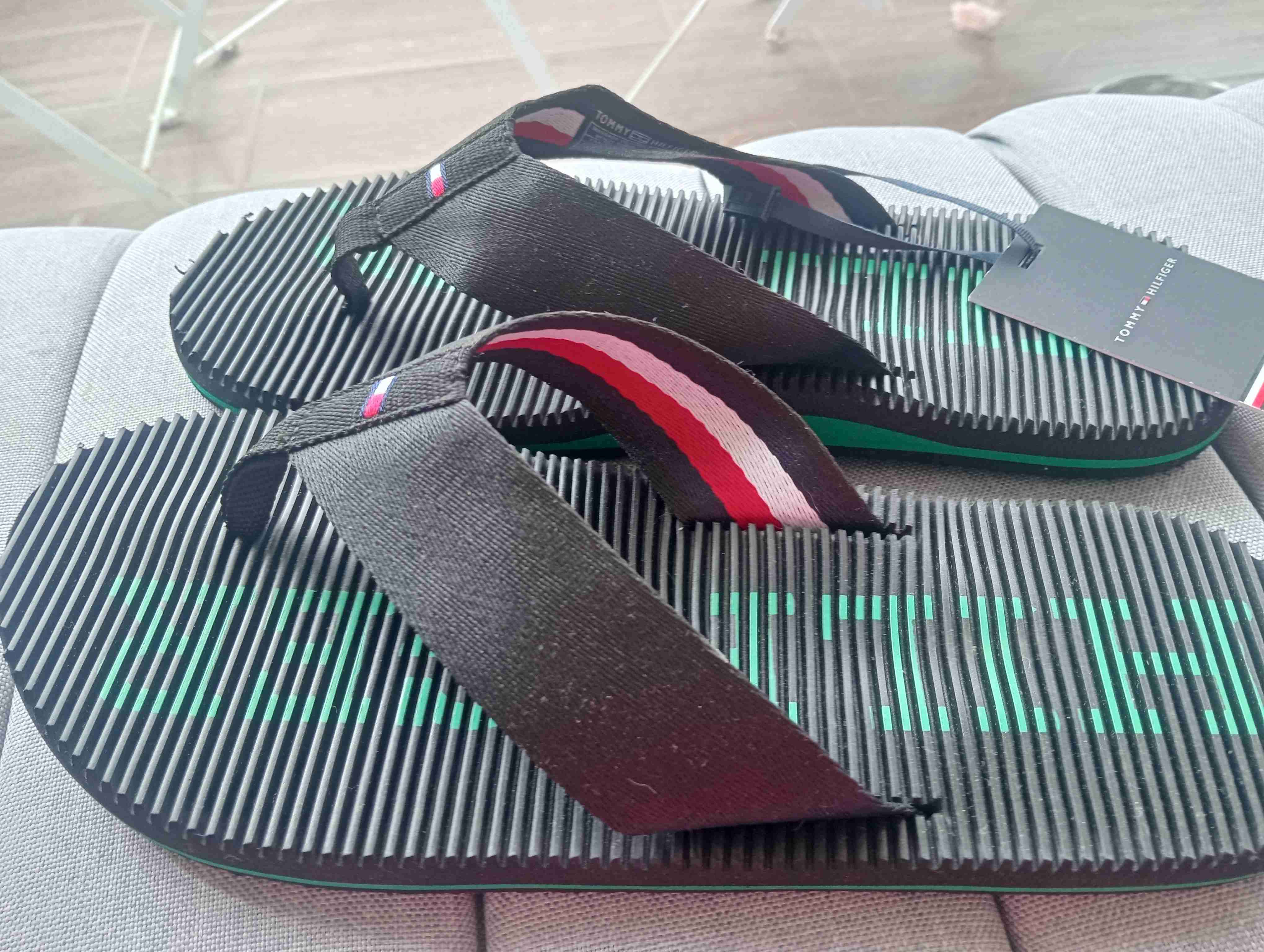 Sandalias Tommy Hilfiger negras Nuevas - miniatura 3