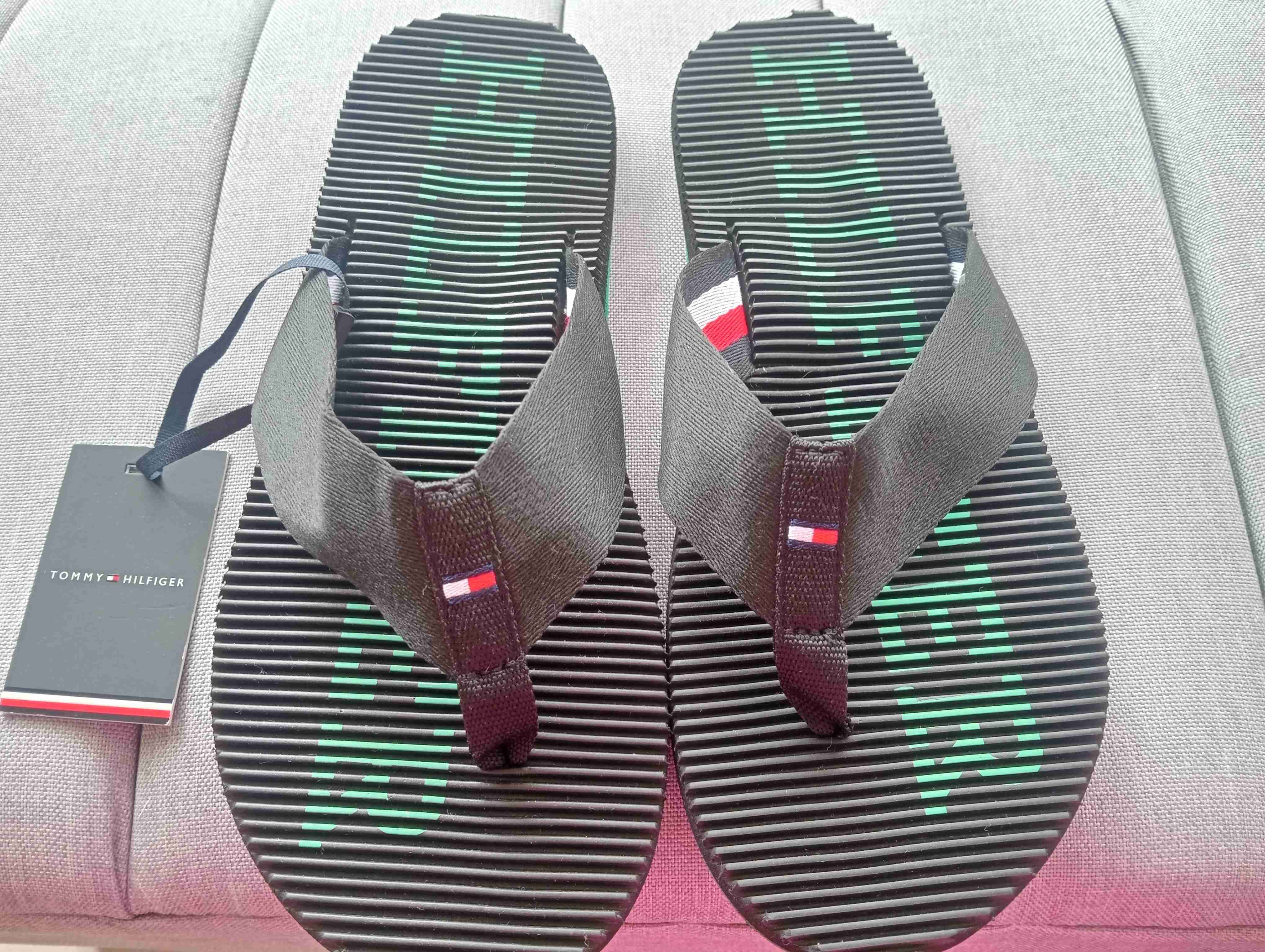 Sandalias Tommy Hilfiger negras Nuevas - miniatura 4