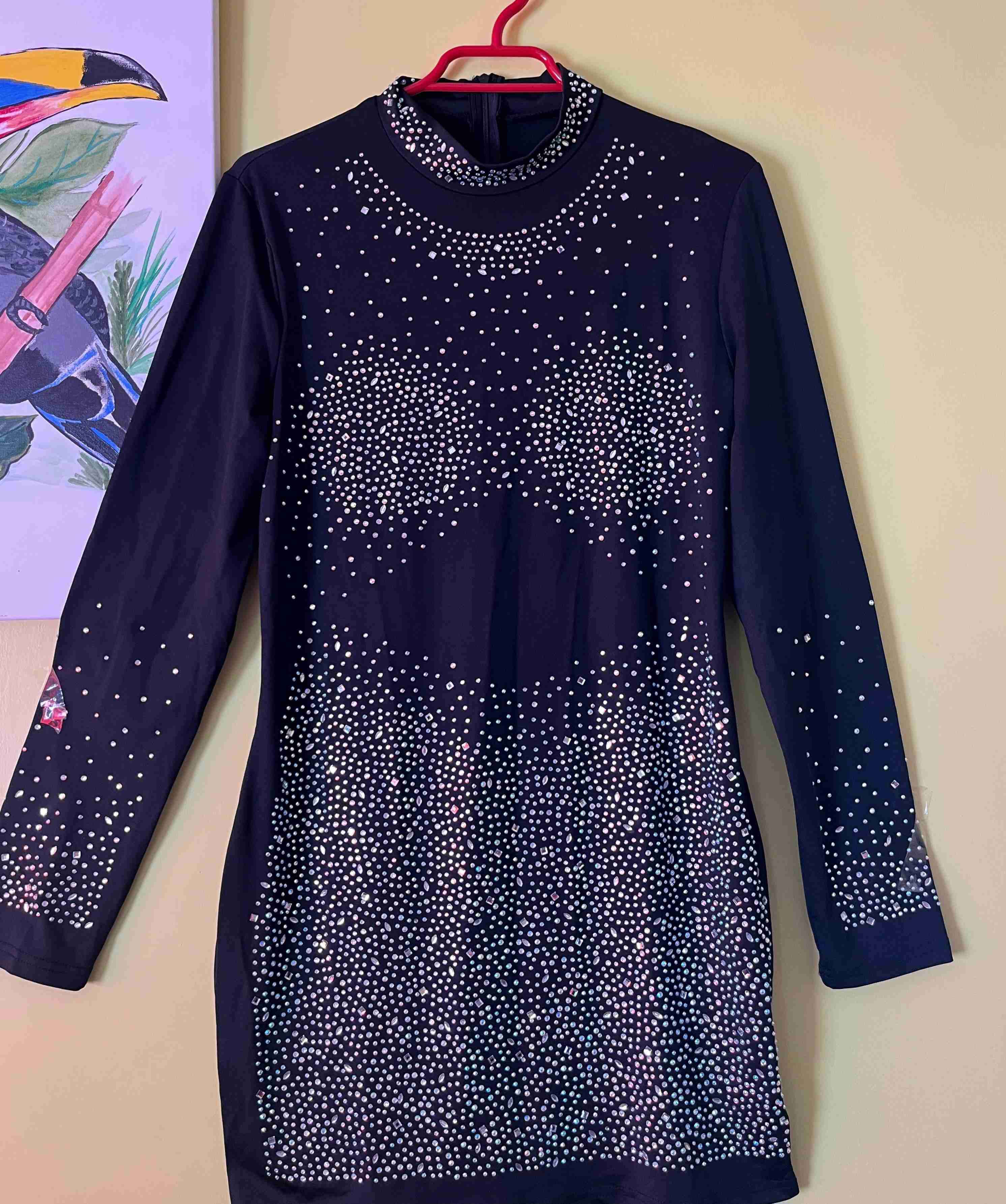 Vestido de fiesta Negro - miniatura 2