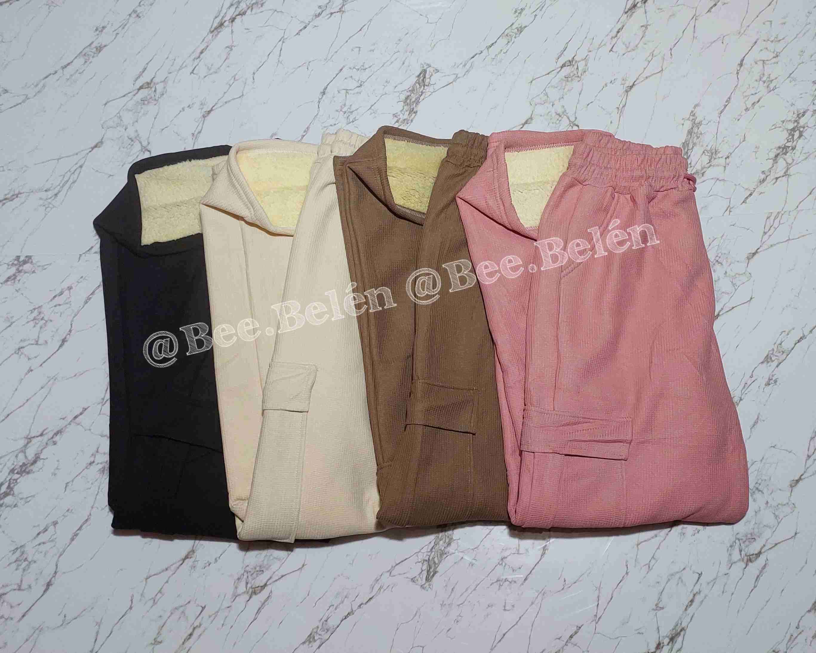 Pantalones cargo rosados - 3