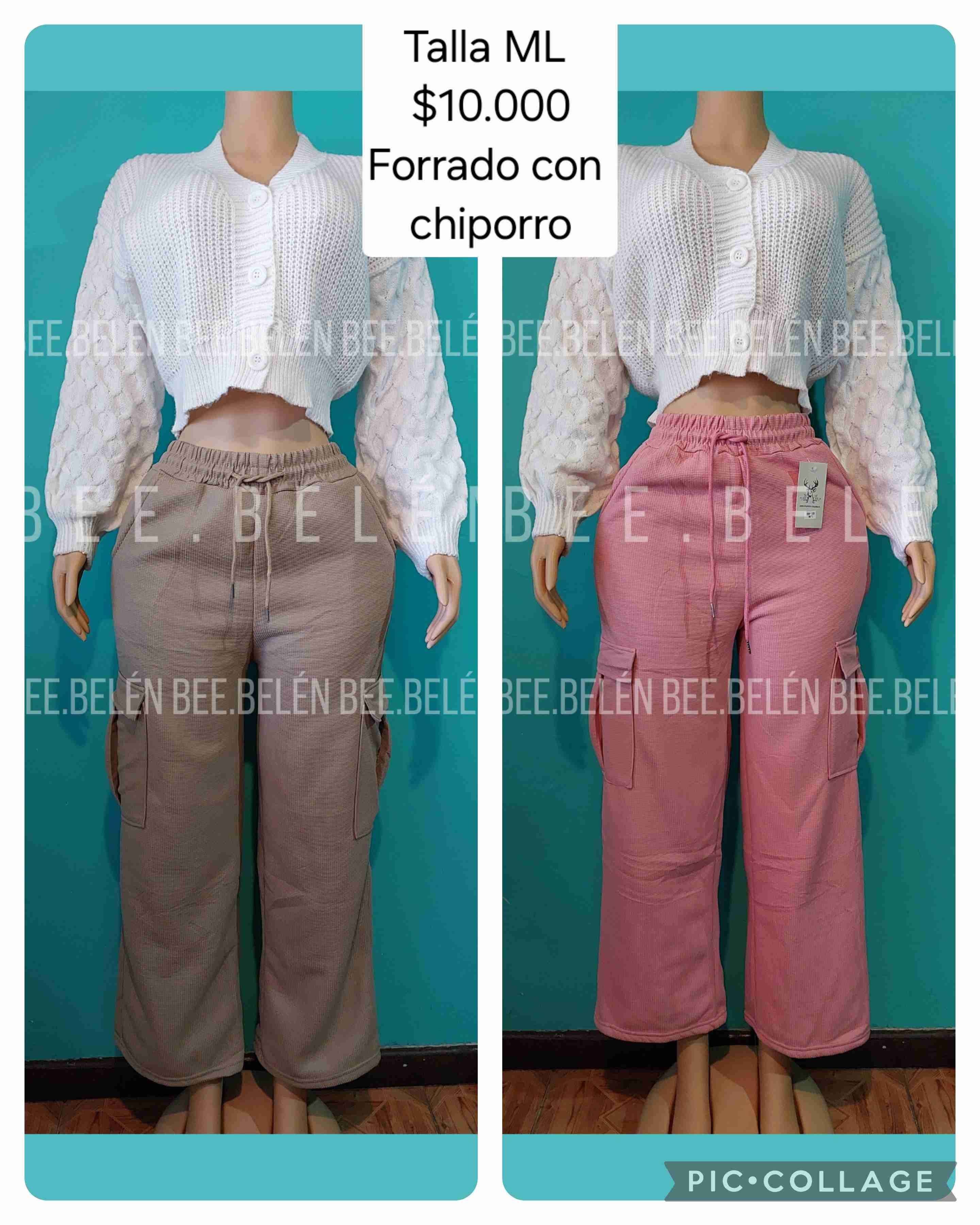 Pantalones cargo rosados - 4