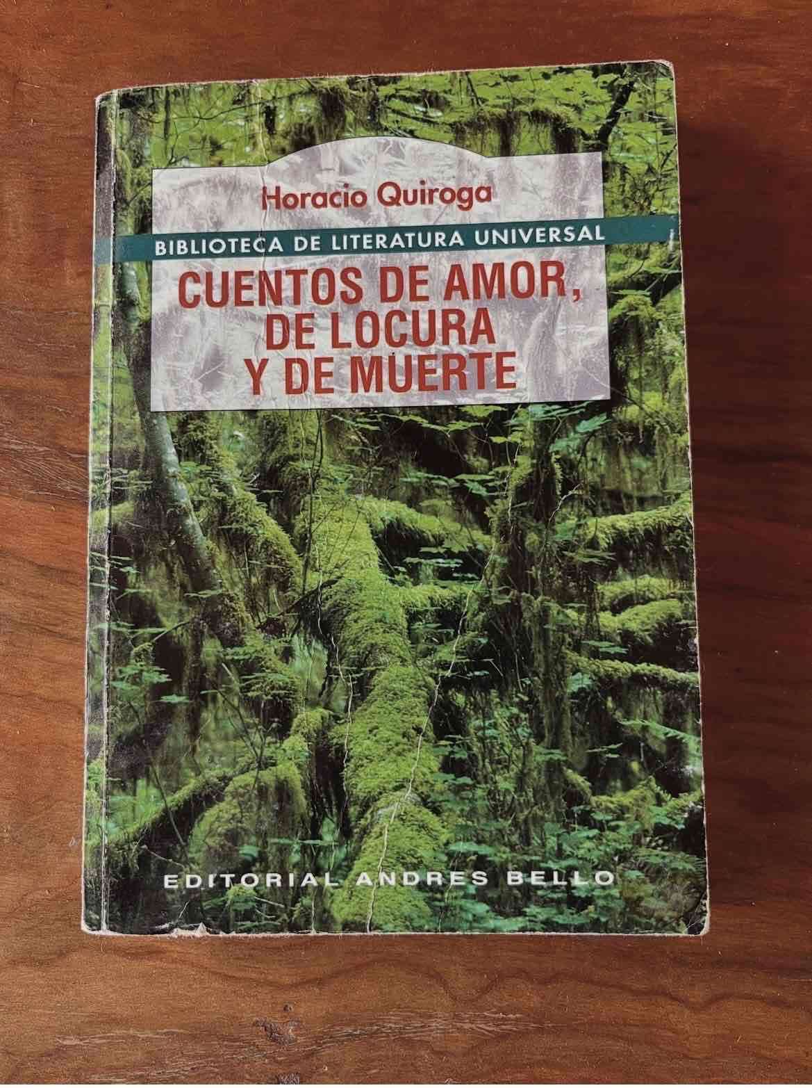 Libro “Cuentos de Amor…” de Horacio Quiroga