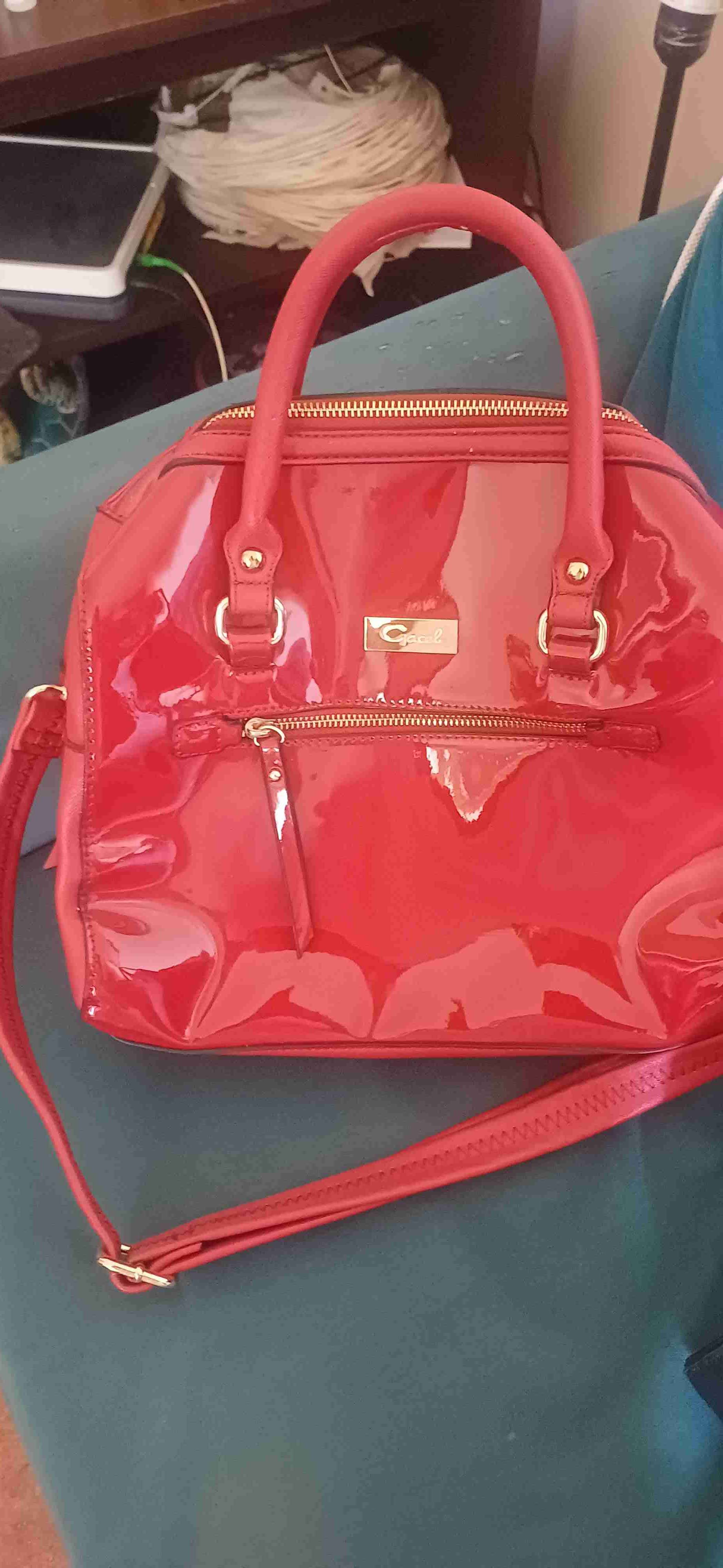 Cartera roja Gael elegante - miniatura 3