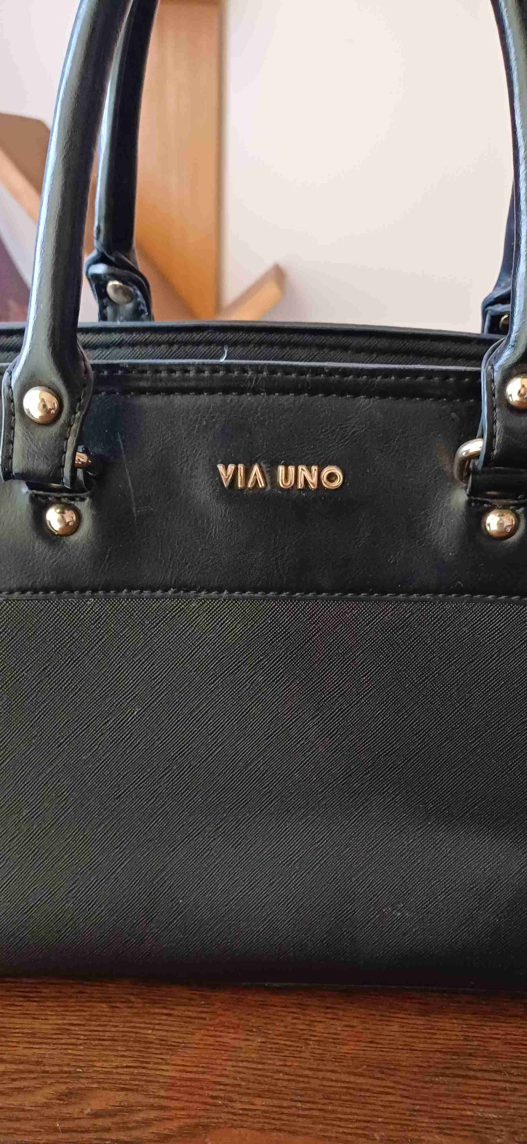 Bolso negro Via Uno elegante - 4