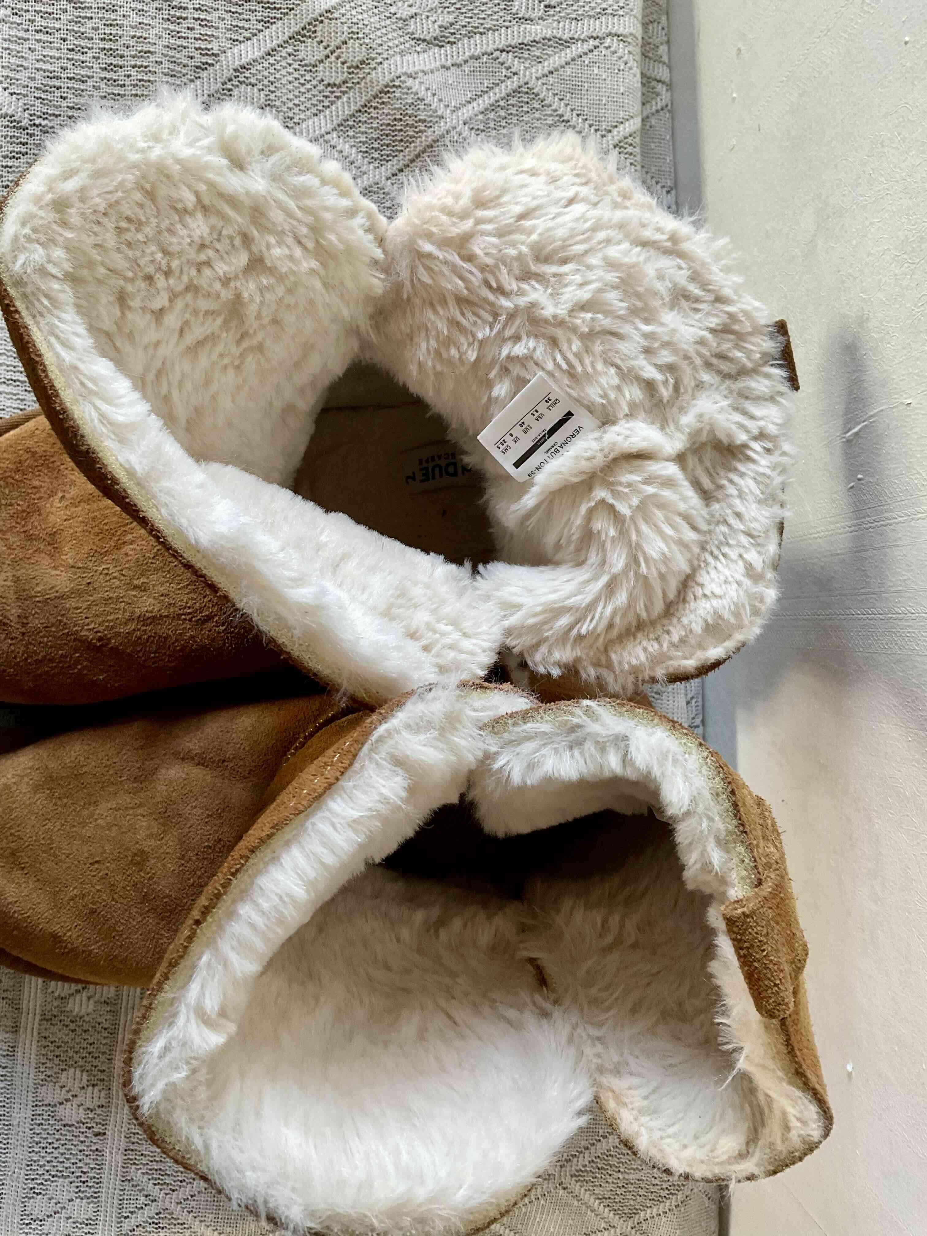 Botas casuales marrones de gamuza - 4