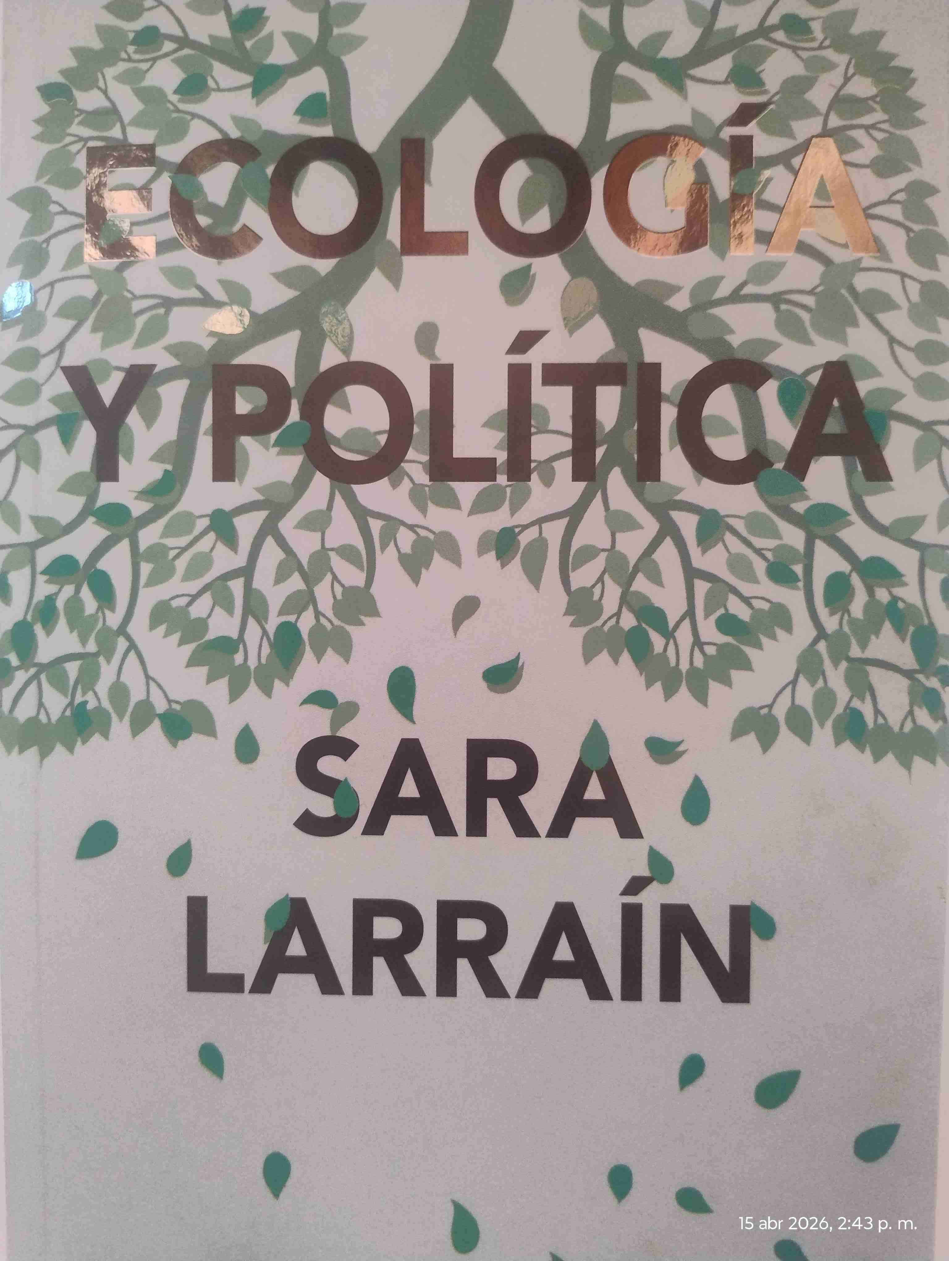 Libro Ecología y Política - miniatura 1