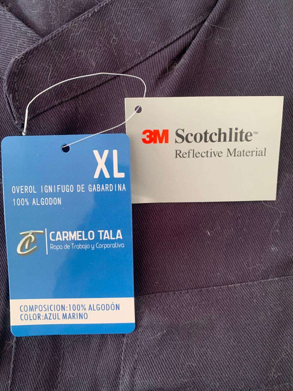 Overol azul con reflejantes - miniatura 2