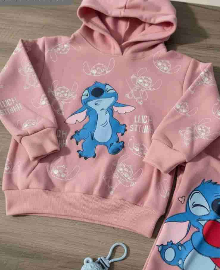 Conjunto algodoncon diseño Stitch en serigrafía - miniatura 2