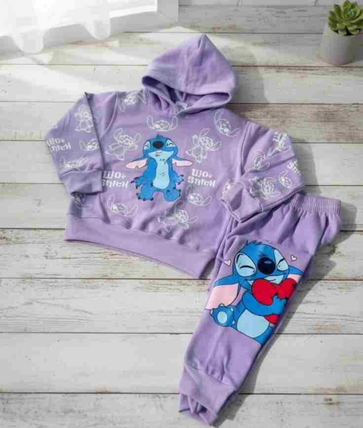 Conjunto algodoncon diseño Stitch en serigrafía - miniatura 4