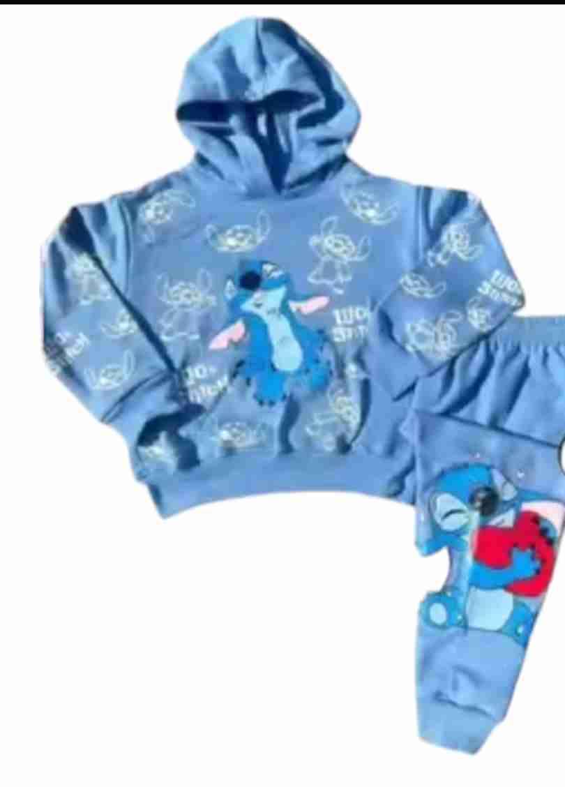 Conjunto algodoncon diseño Stitch en serigrafía - miniatura 6