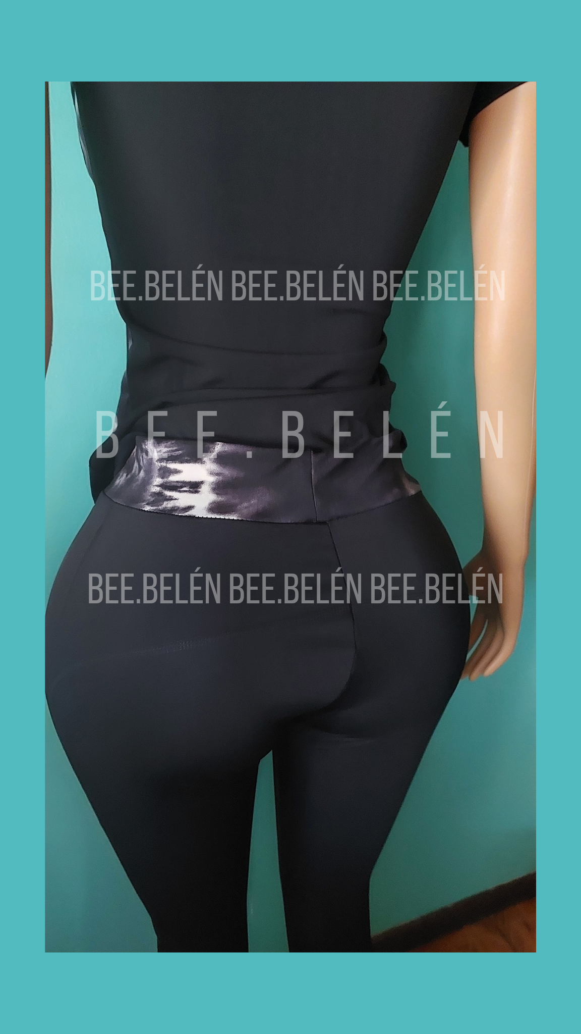 Conjunto deportivo negro para mujer xlxxl - miniatura 5