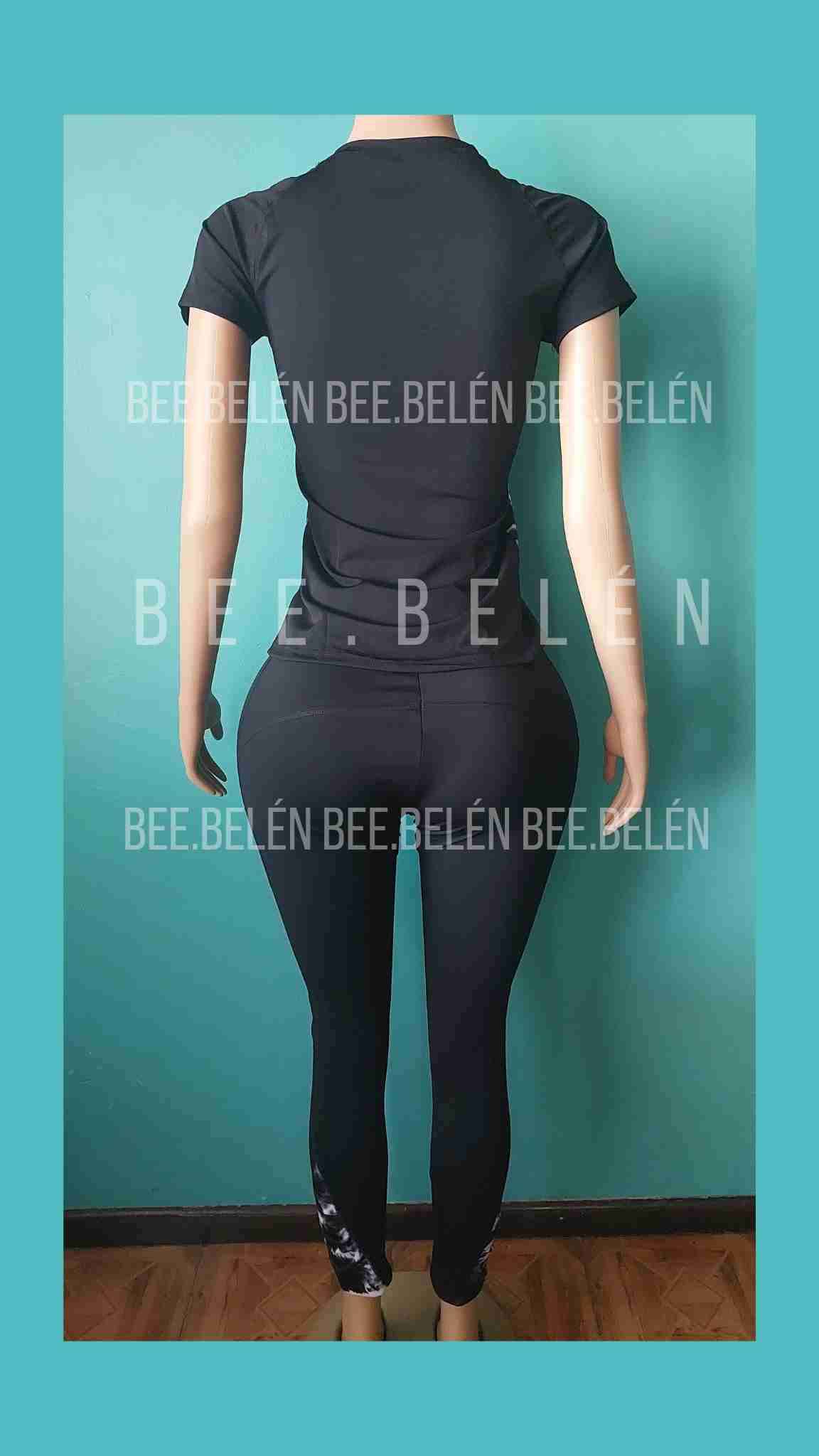 Conjunto deportivo negro para mujer xlxxl - miniatura 6