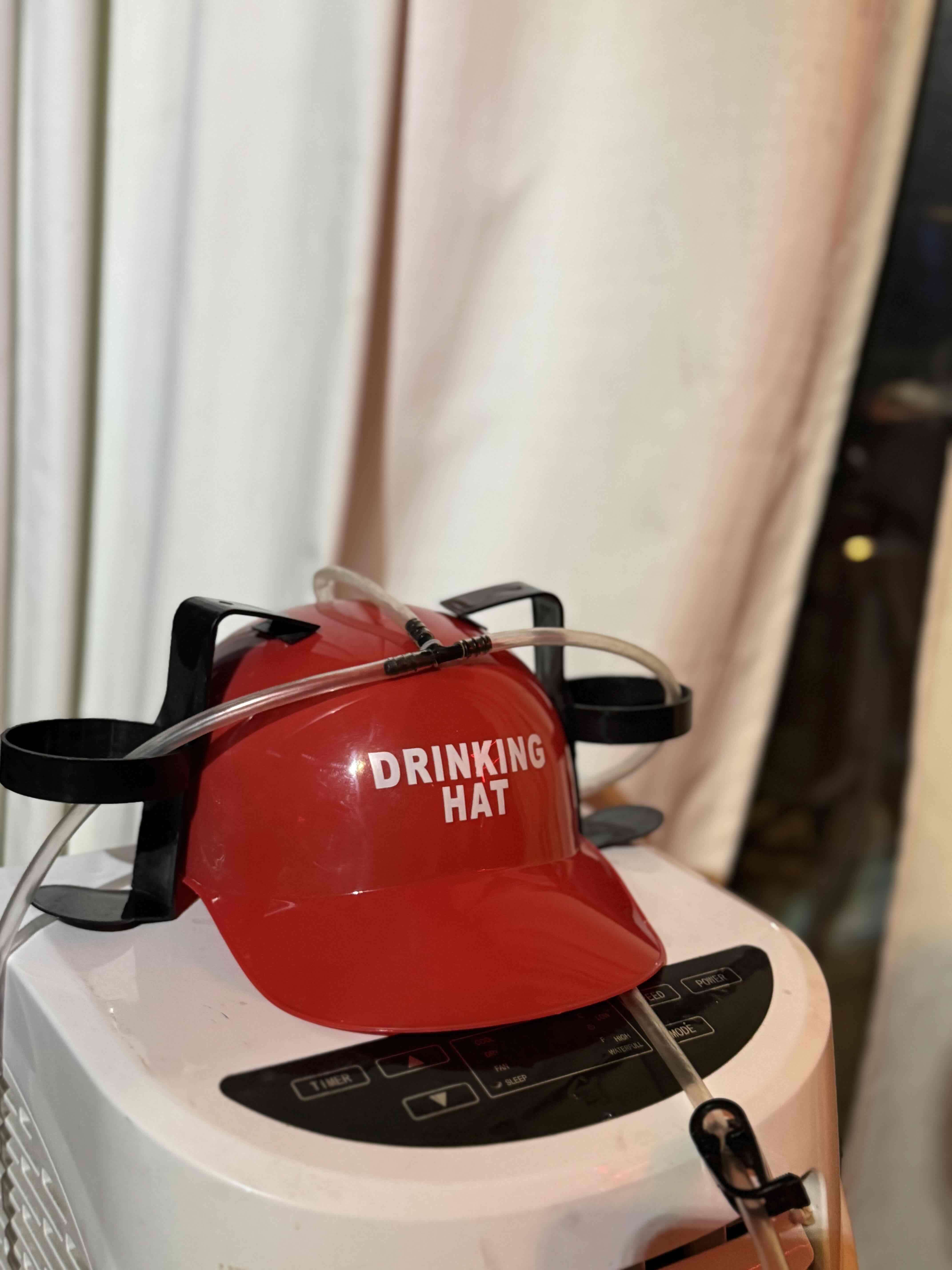 Casco Drinking rojo - miniatura 1