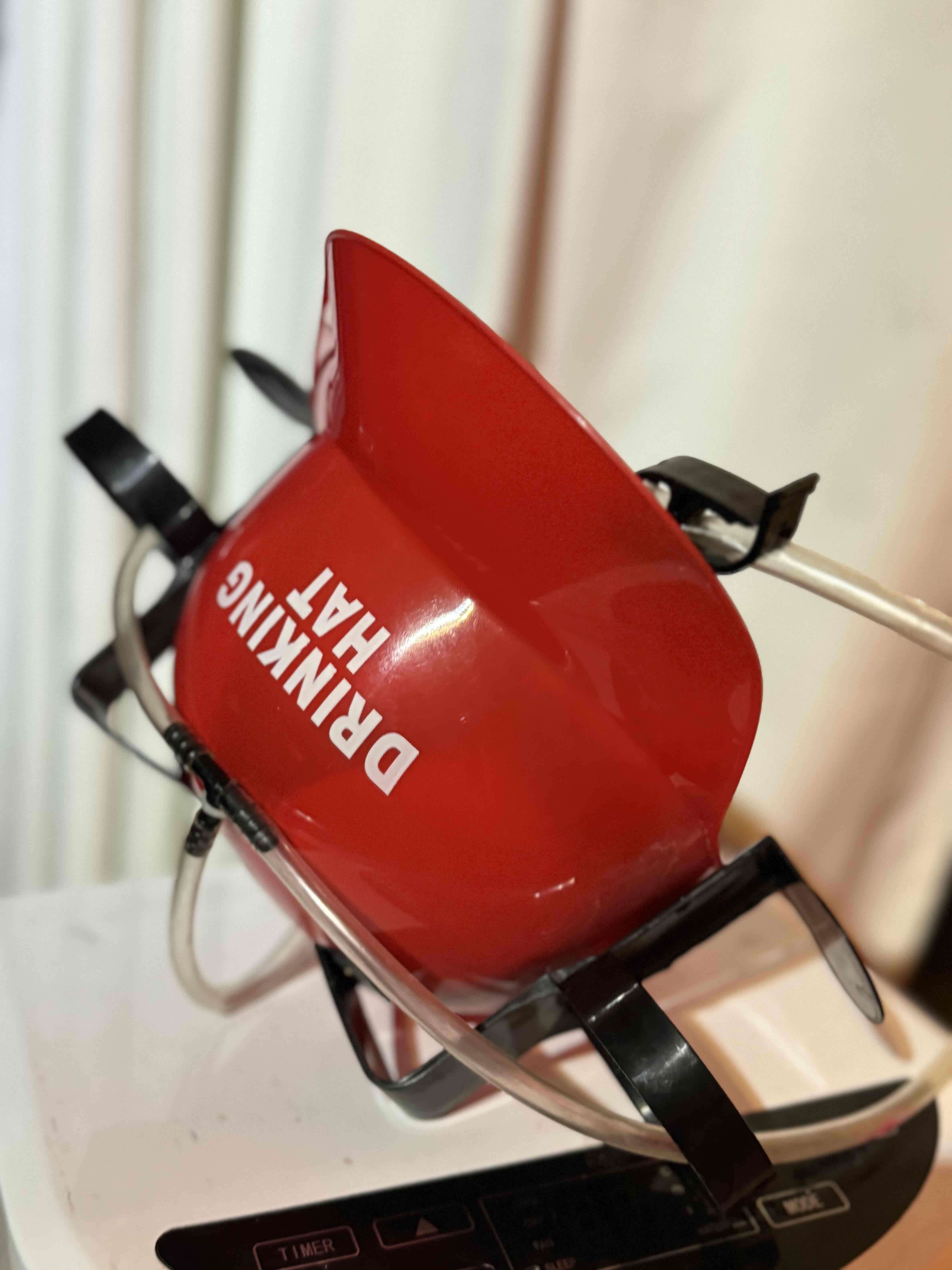 Casco Drinking rojo - miniatura 2