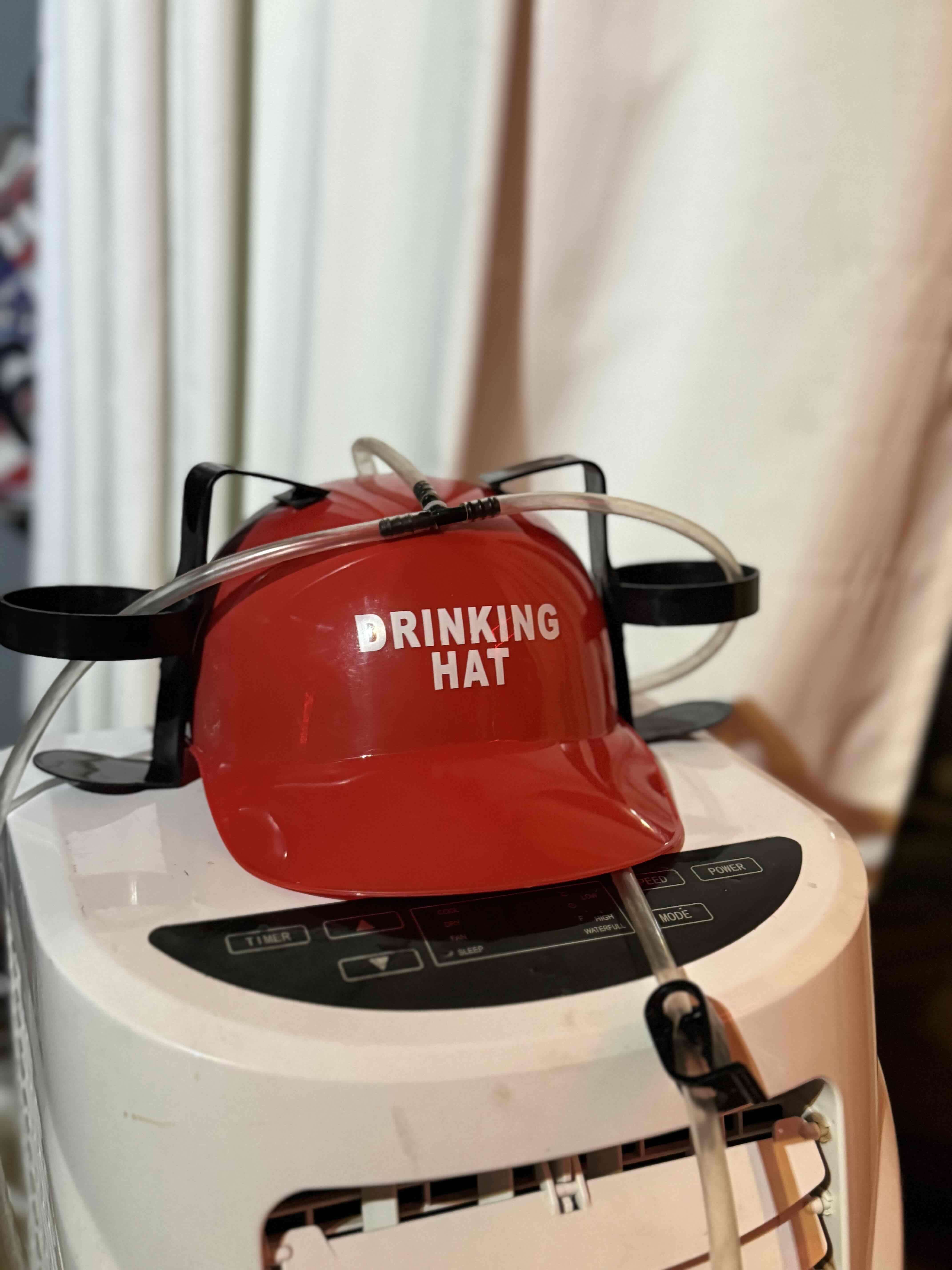 Casco Drinking rojo - miniatura 3