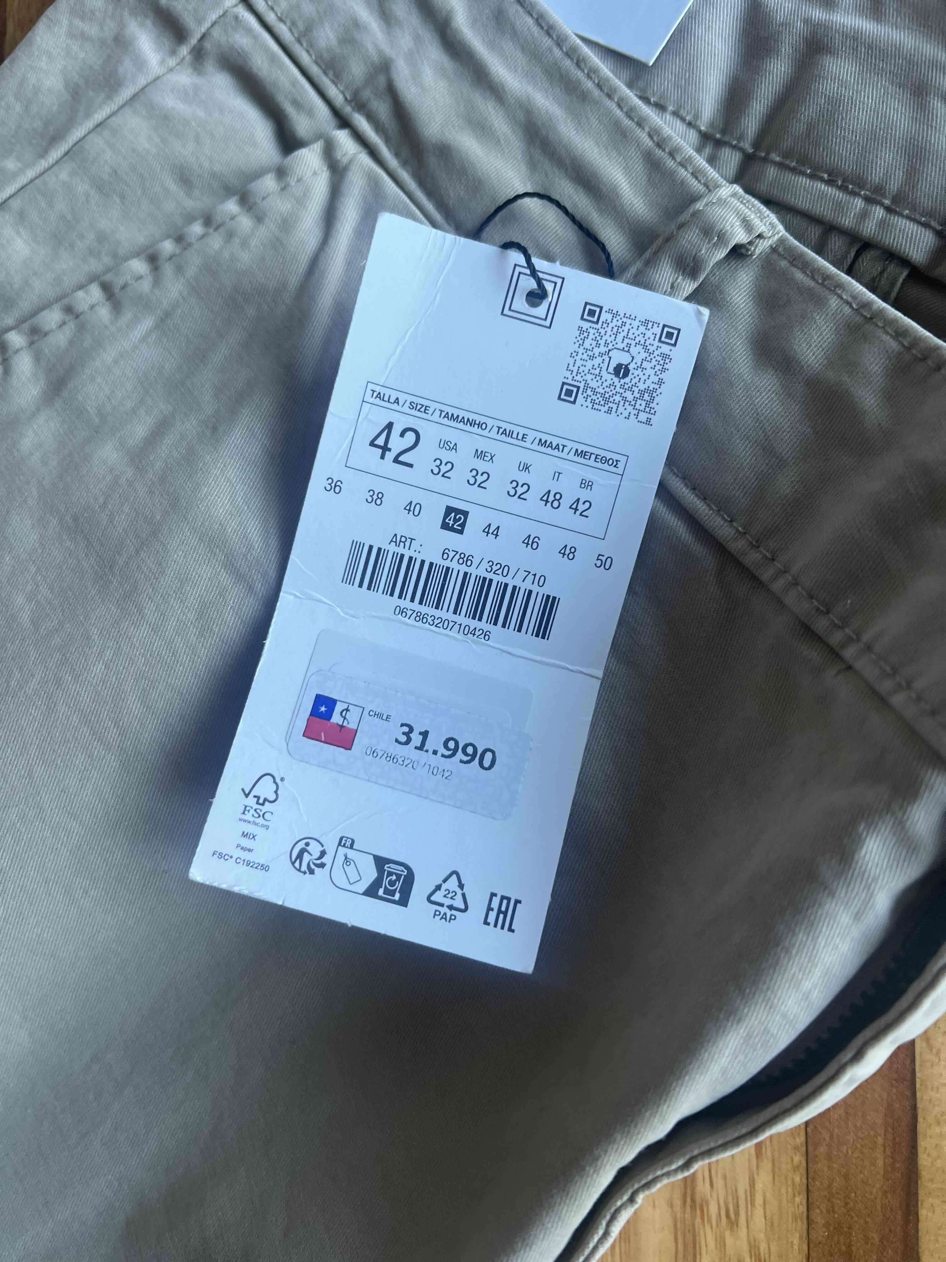 Pantalones beige Zara - miniatura 4