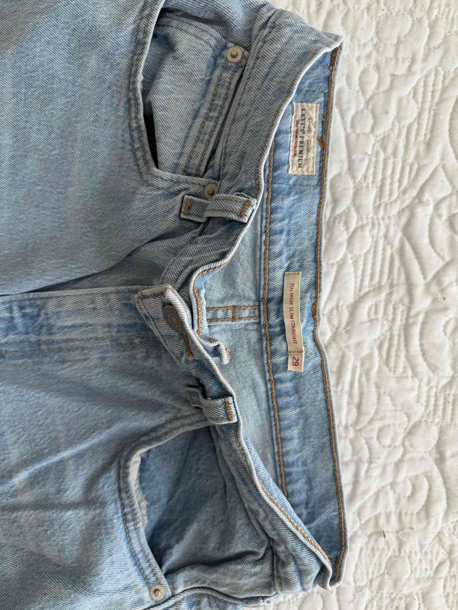 Jeans Levi’s celestes clasicos straight - 3