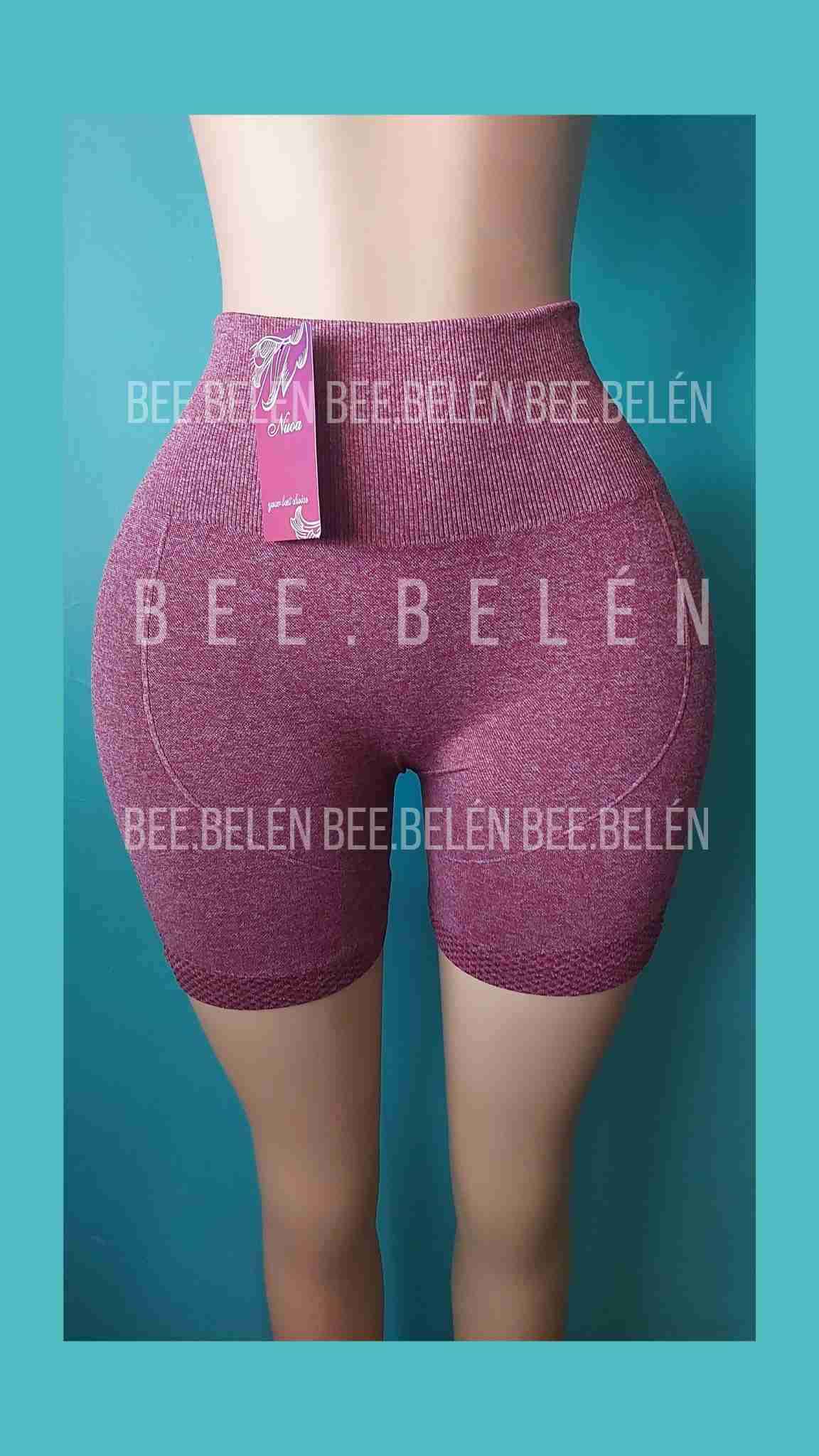 Short deportivo burdeo mujer - 3