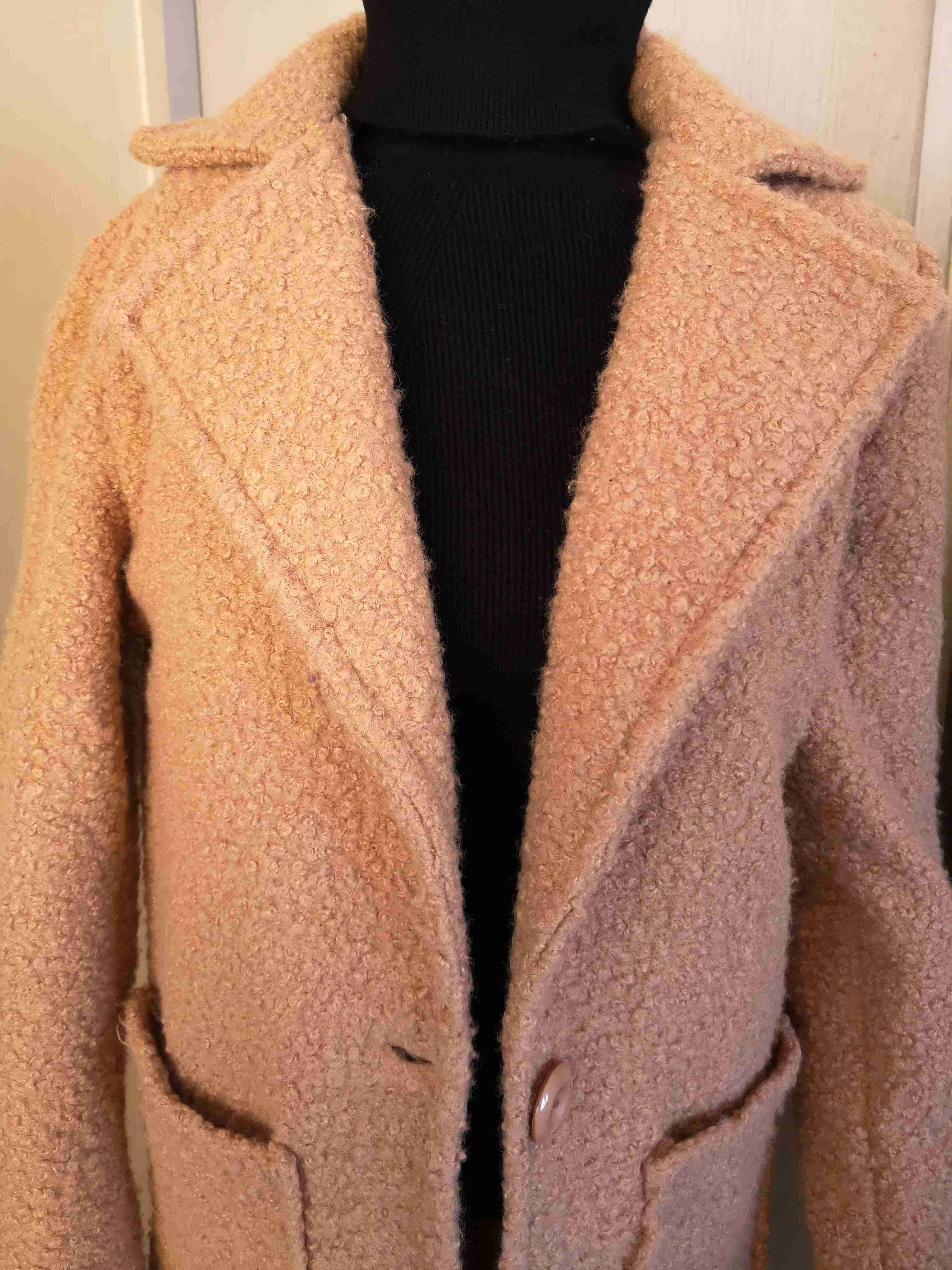 Abrigo largo color camel - miniatura 4