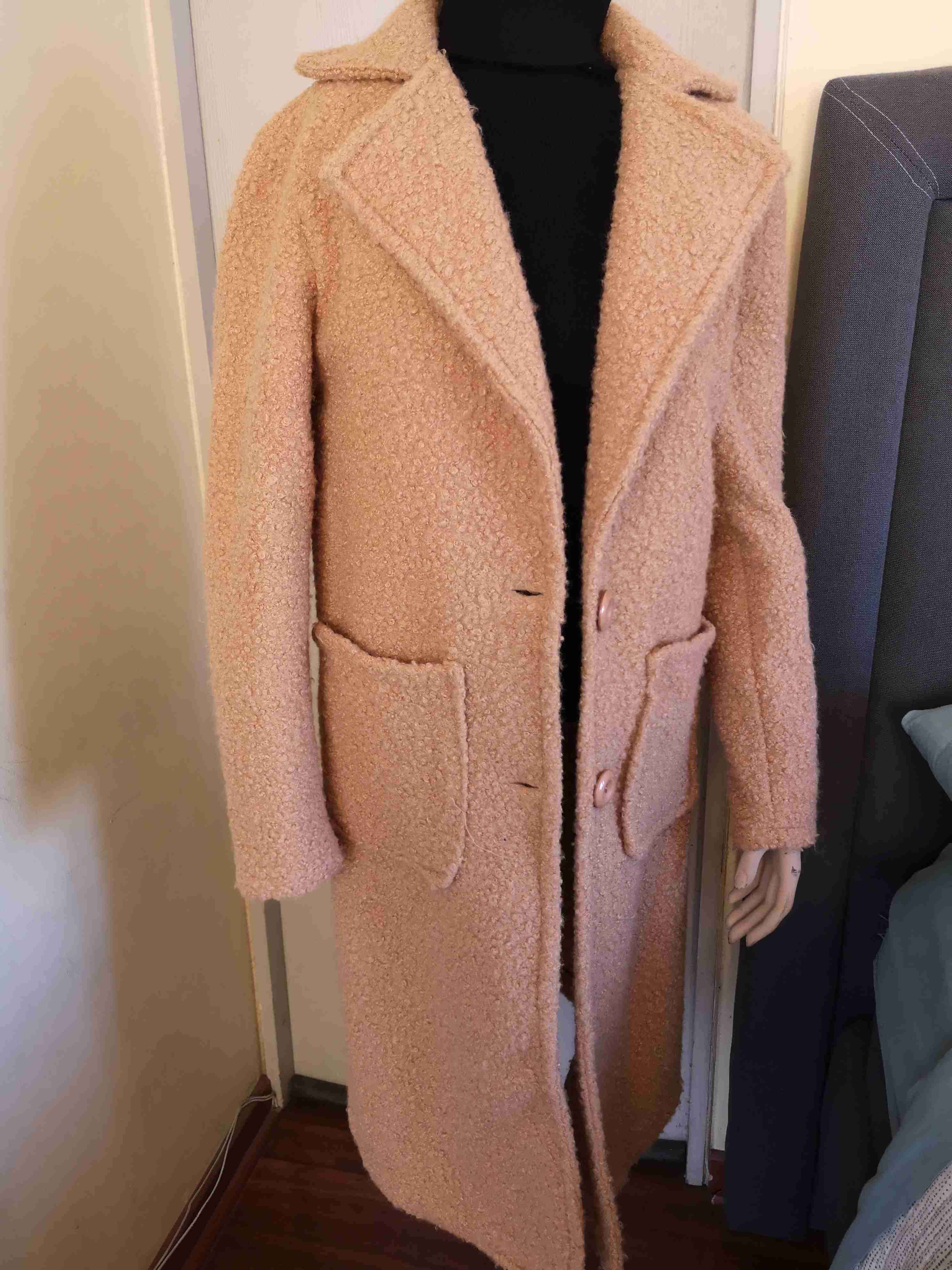 Abrigo largo color camel - miniatura 5