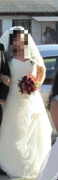 Vestido de novia encaje blanco - miniatura 2