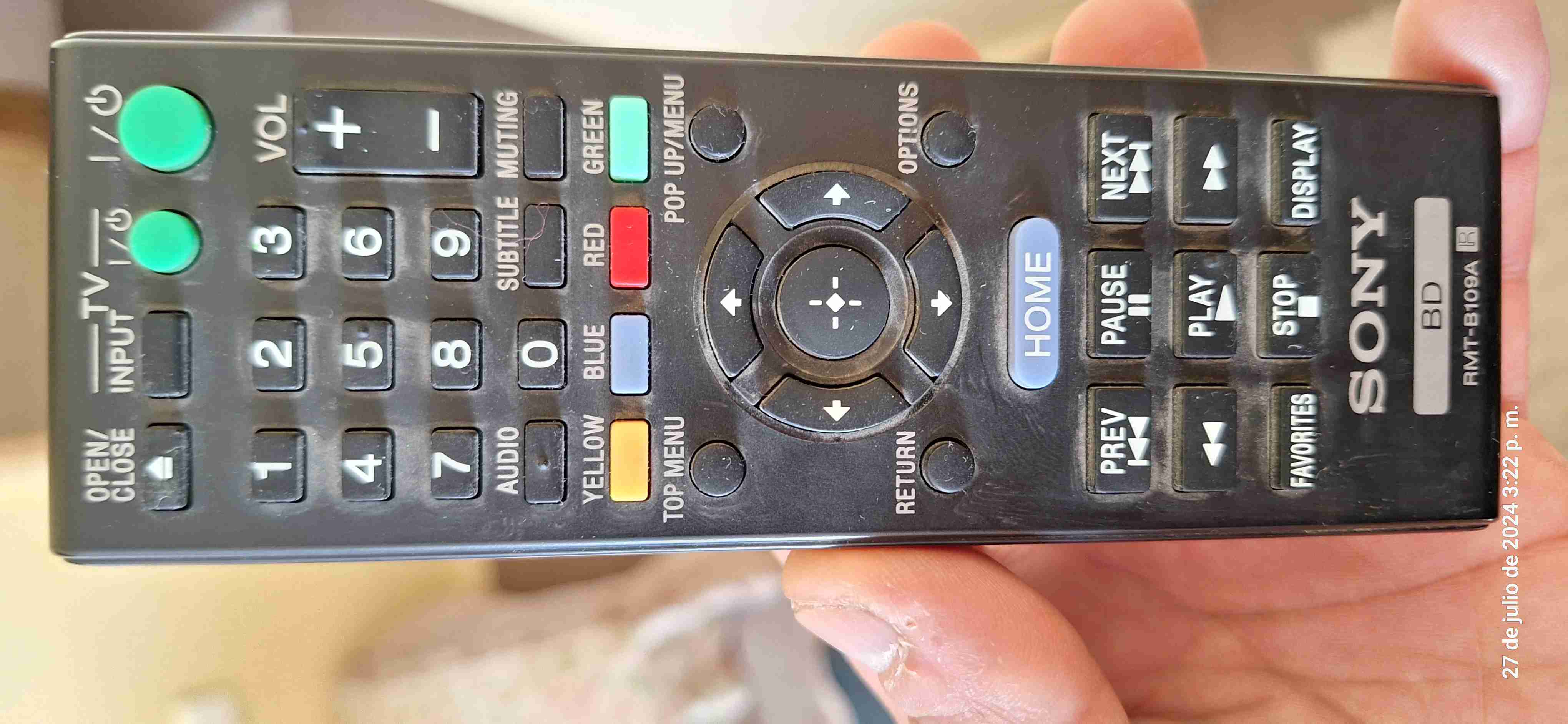 Reproductor Blu-ray Sony con control - miniatura 2