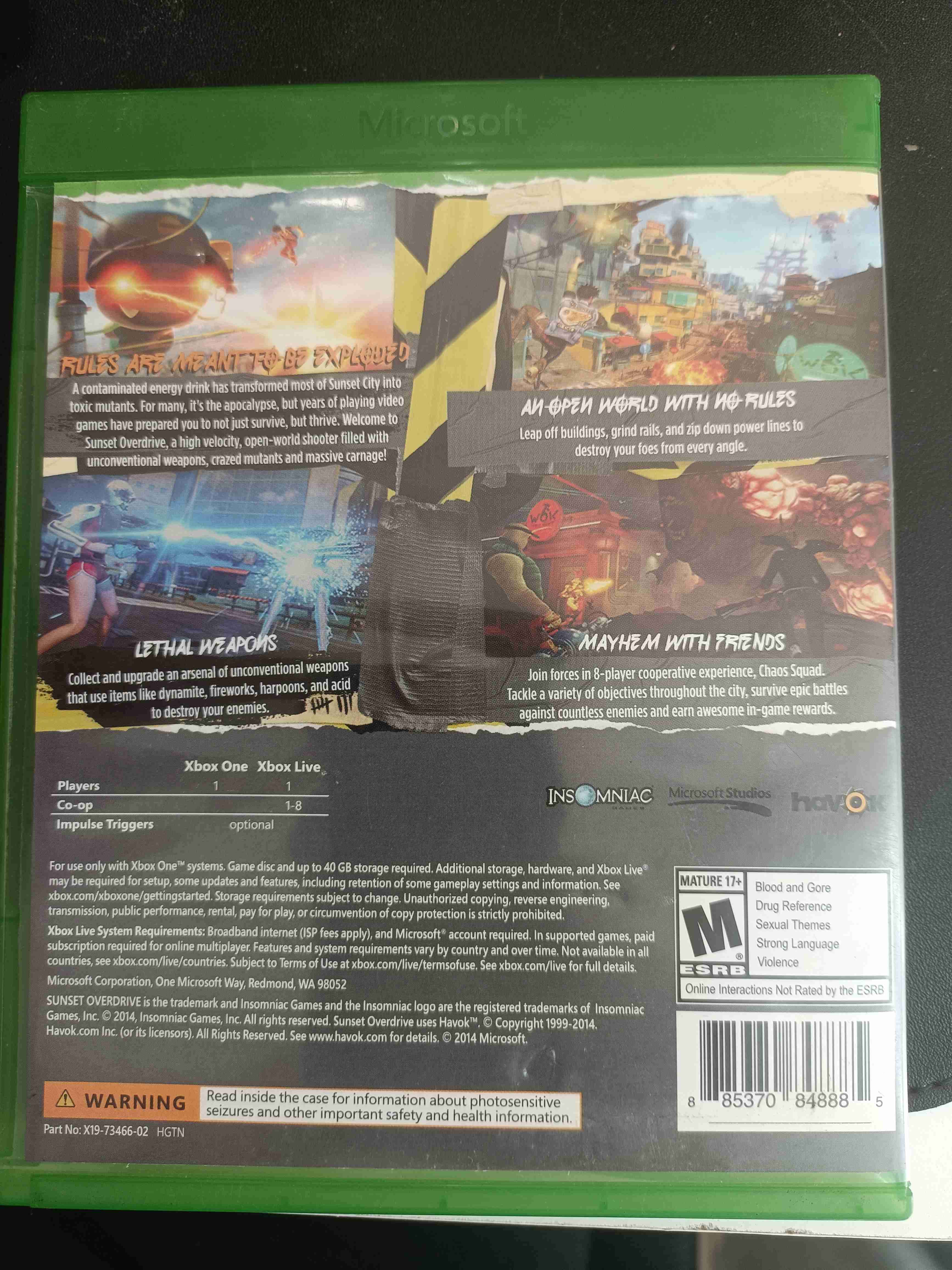 Juego Sunset Overdrive para Xbox - miniatura 3