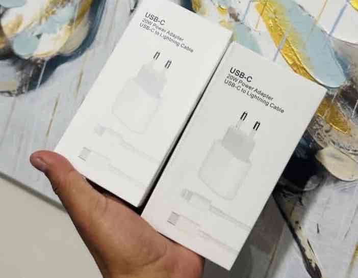 Cargador USB-C 20W con cable - miniatura 2