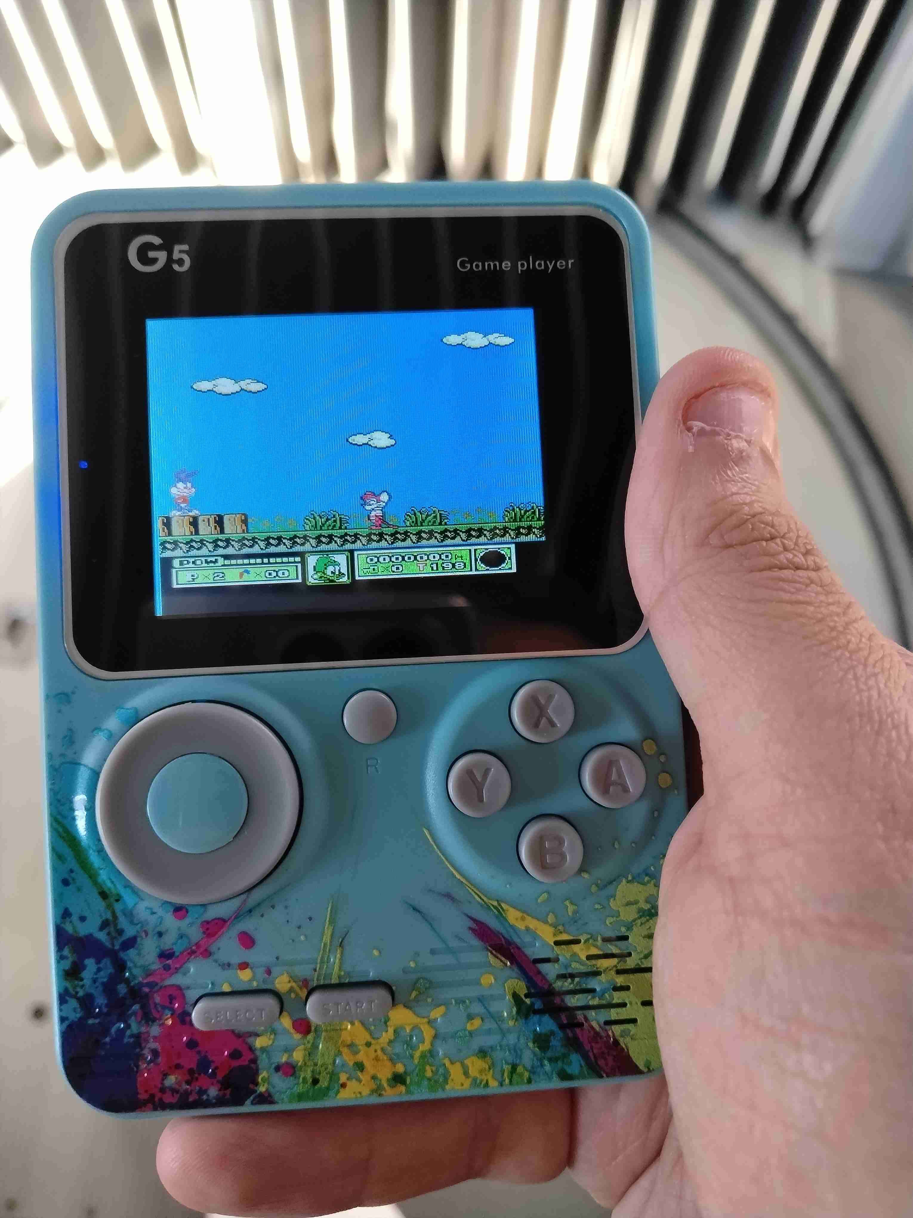 Consola portátil G5 multijuegos 8 bits 400 juegos - miniatura 1