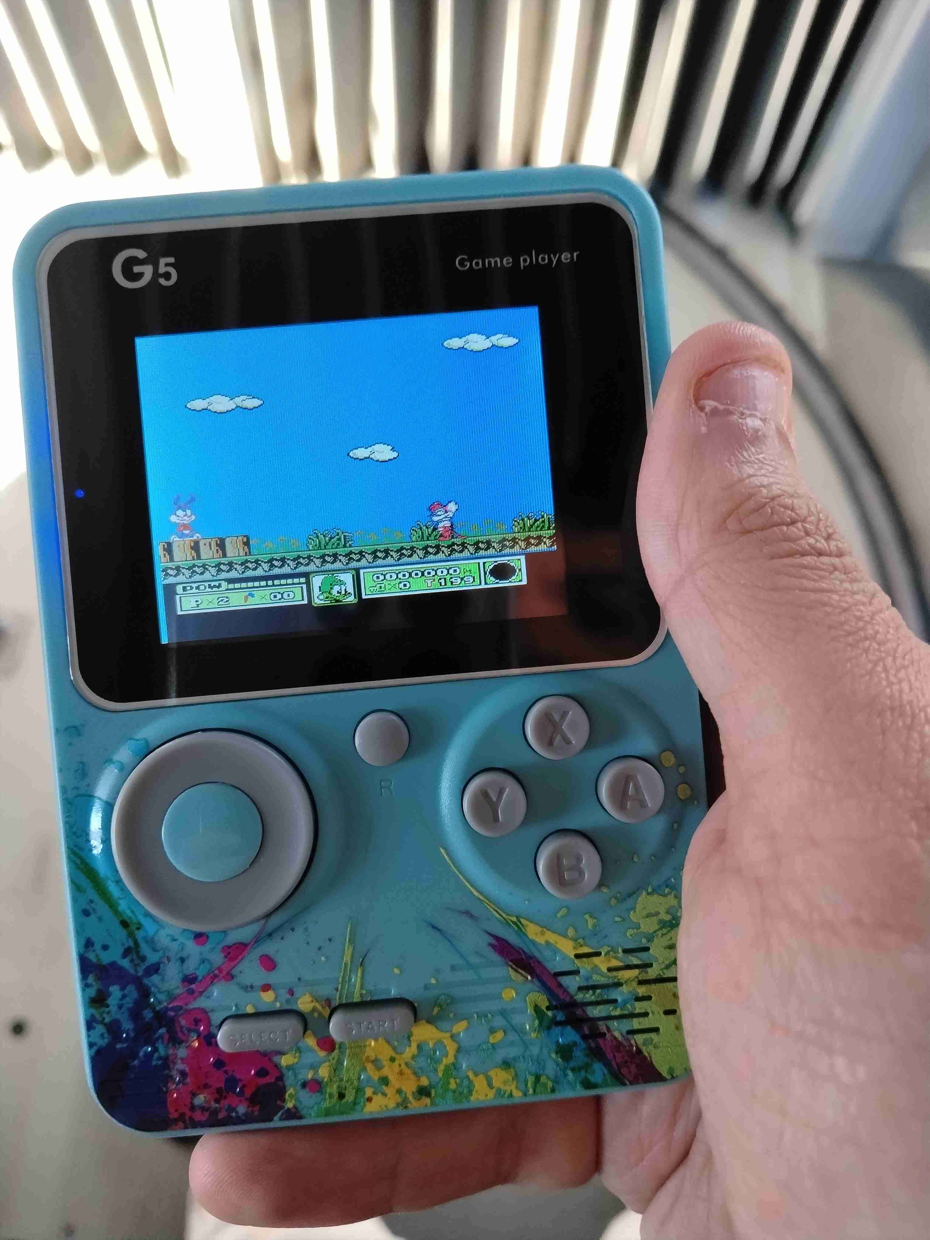 Consola portátil G5 multijuegos 8 bits 400 juegos - miniatura 2