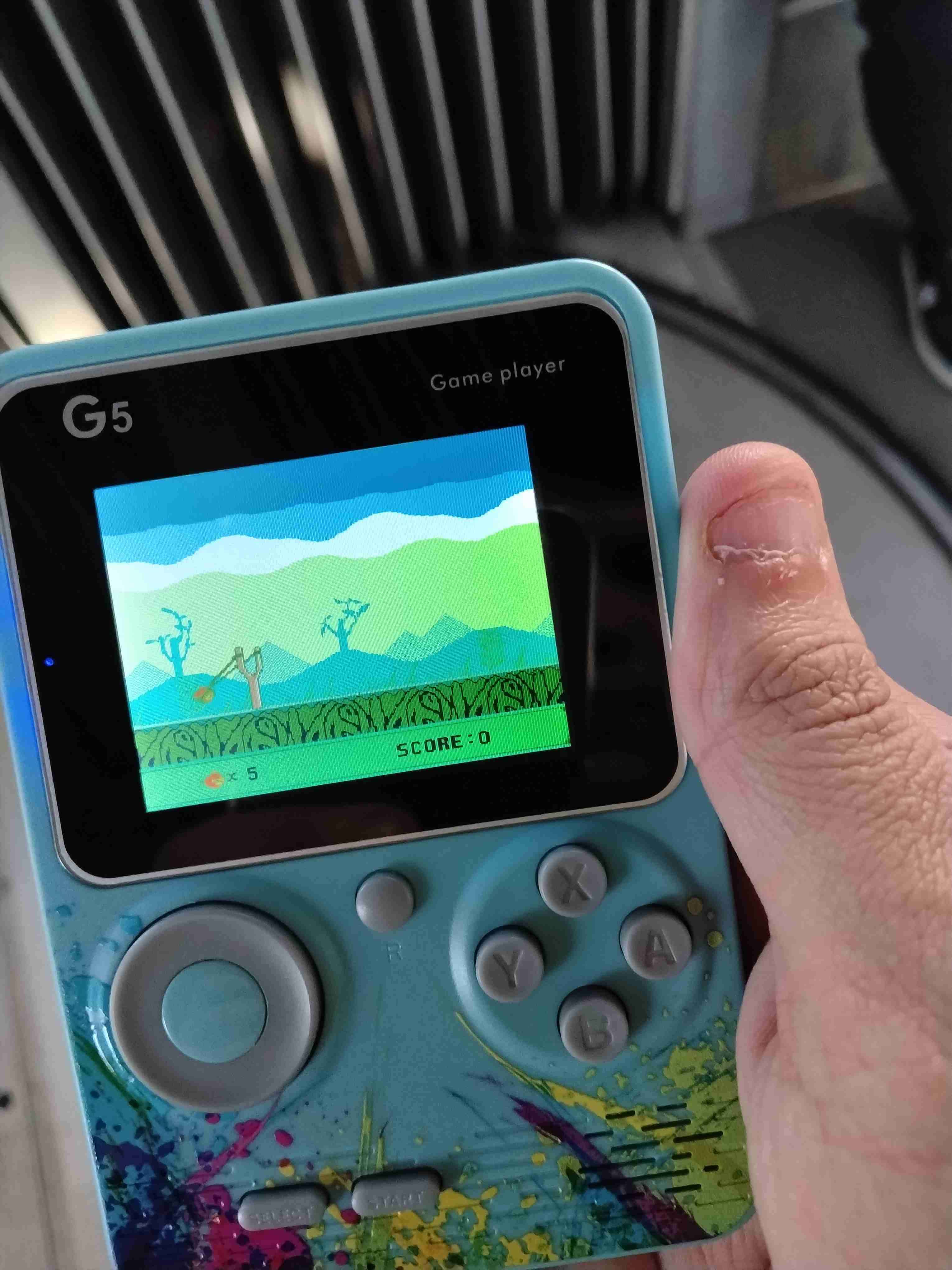 Consola portátil G5 multijuegos 8 bits 400 juegos - miniatura 4