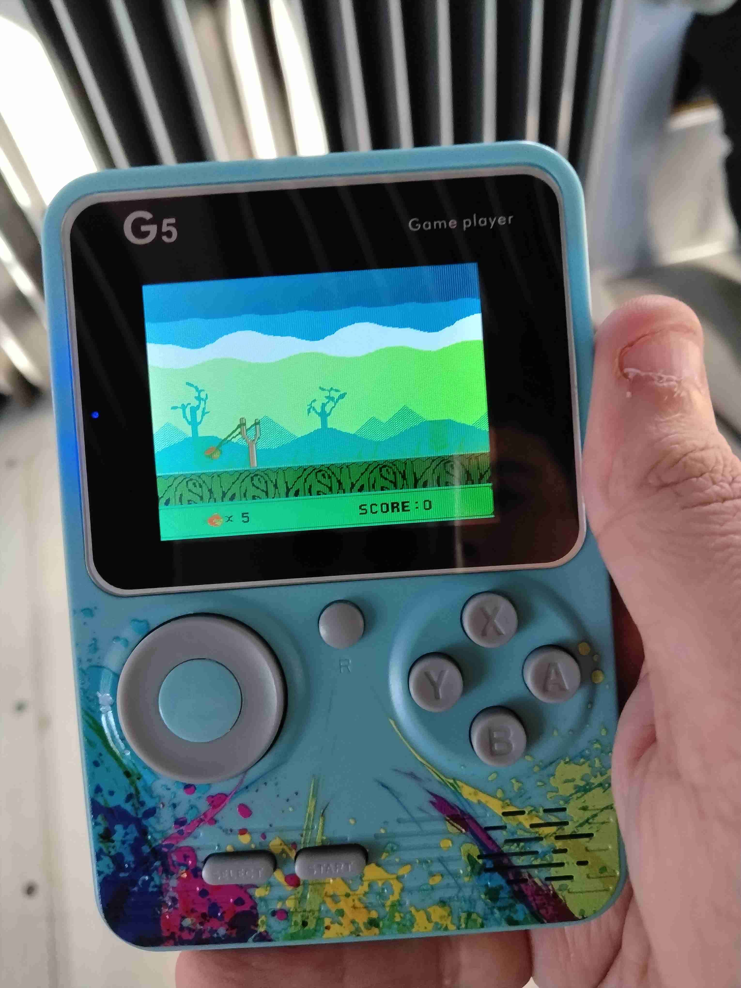 Consola portátil G5 multijuegos 8 bits 400 juegos - miniatura 5