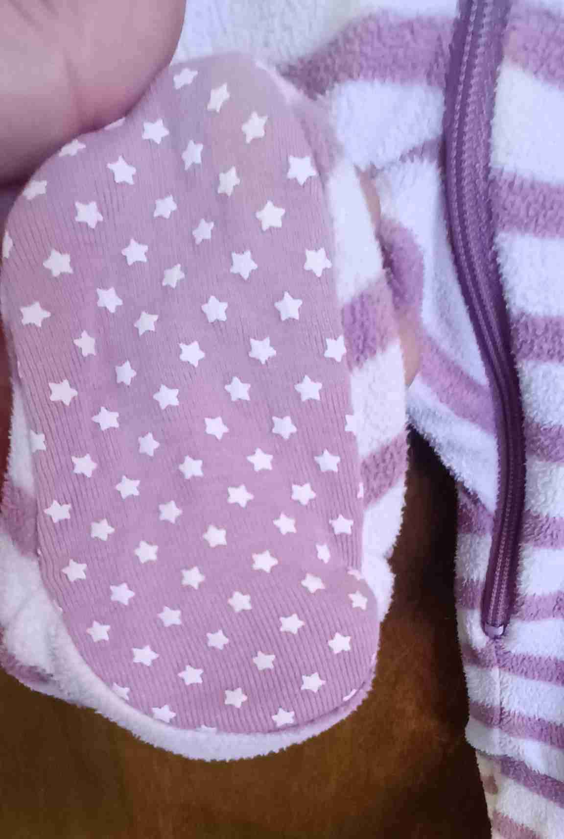 Pijama de bebé a rayas rosa 6 - 9 meses - miniatura 5