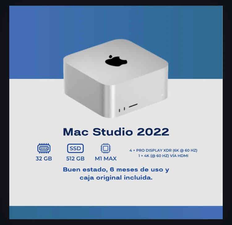 Mac Studio 2022 32GB SSD