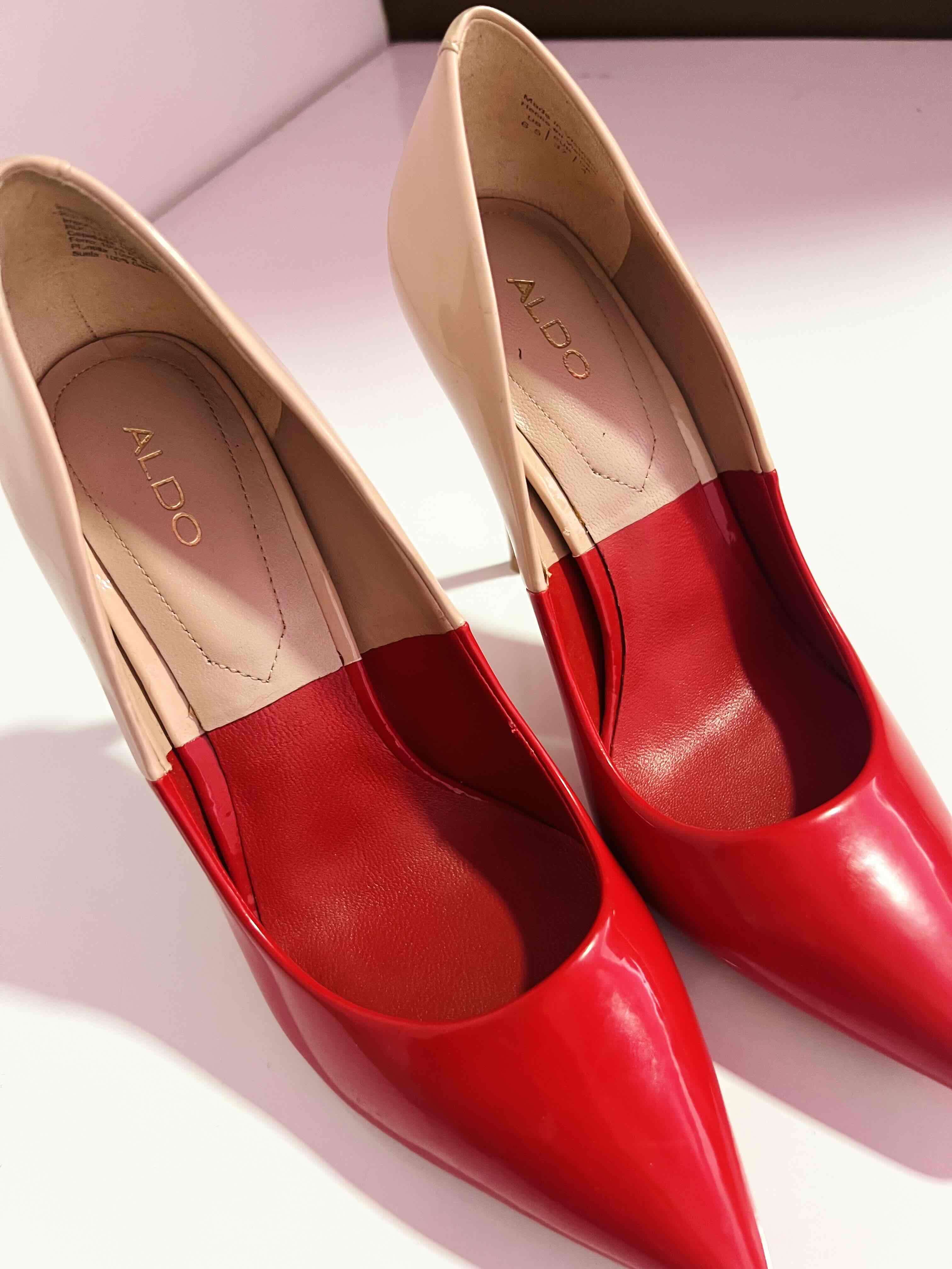 Zapatos de tacón rojos Aldo - miniatura 4