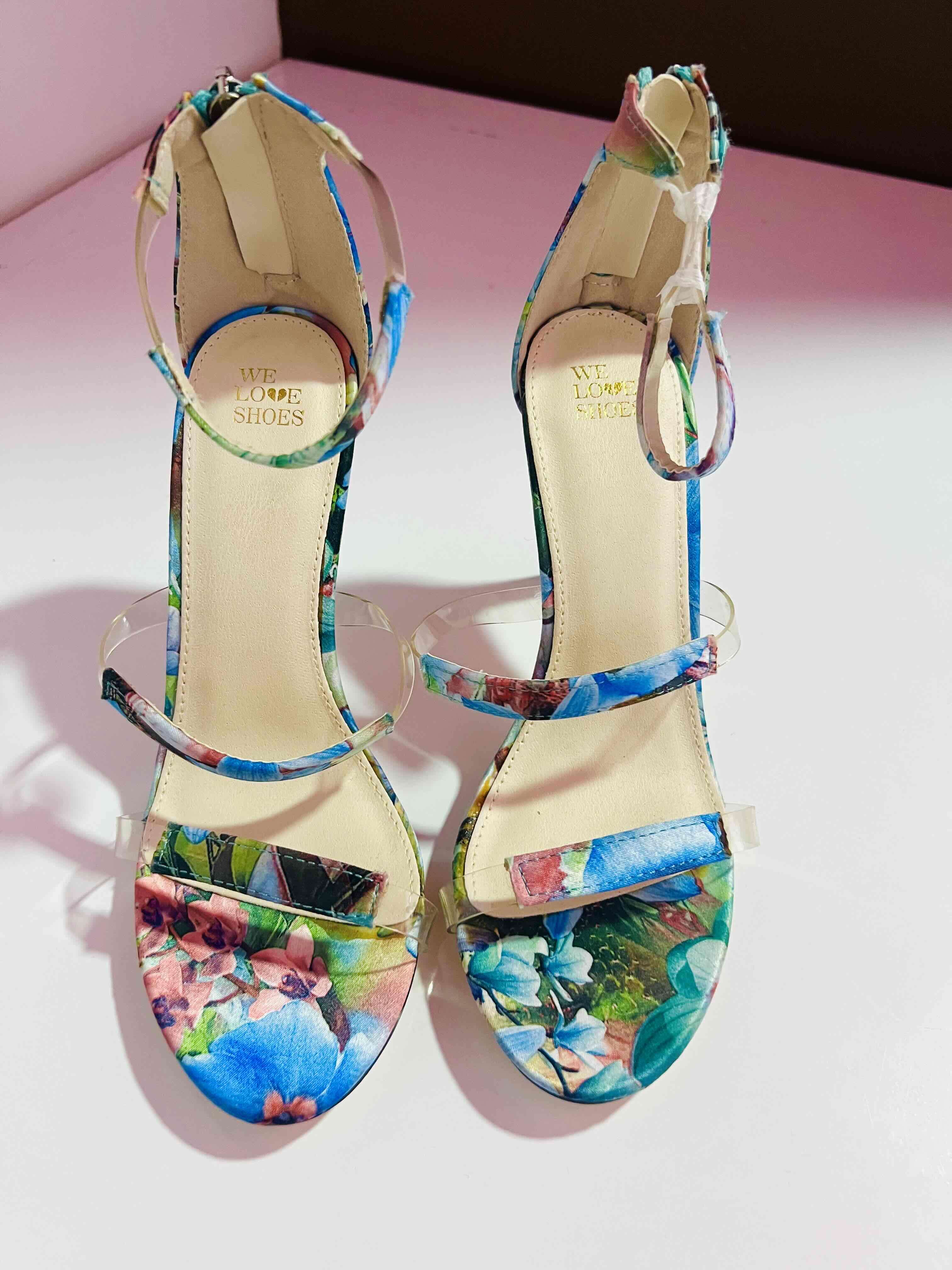 Tacones altos con estampado floral WLS - miniatura 4