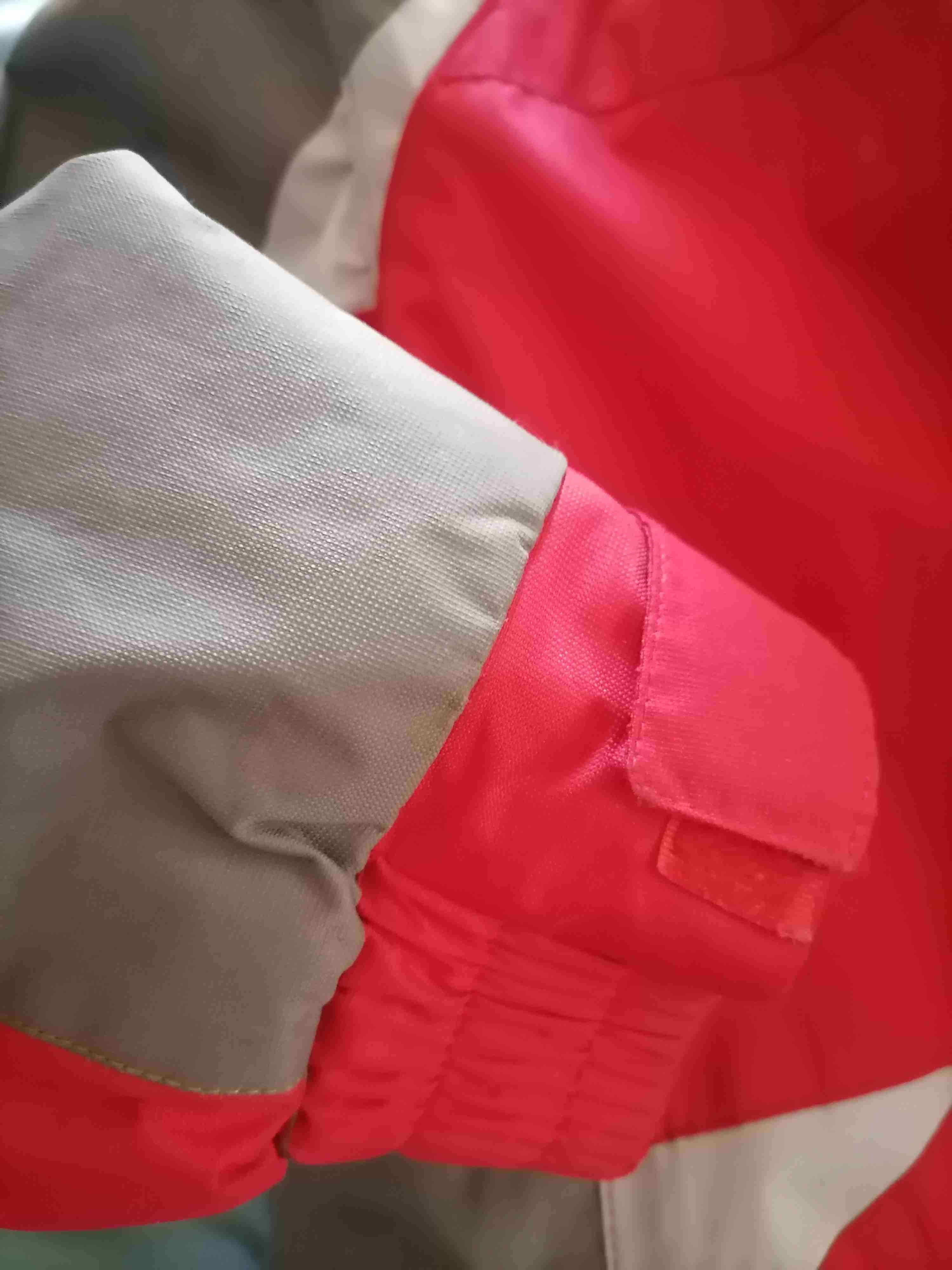 Chaqueta de niño impermeable invierno roja y gris - miniatura 4