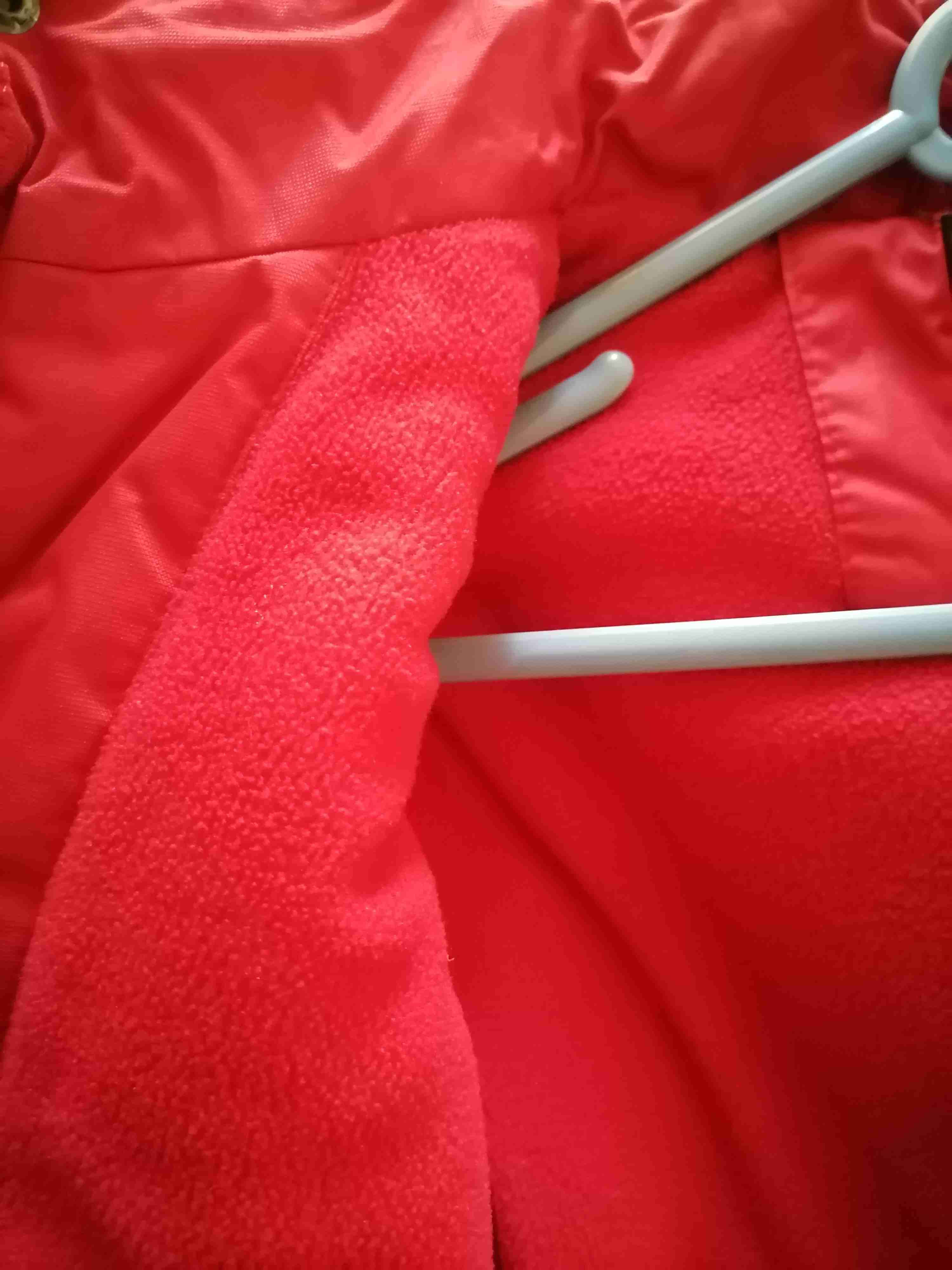 Chaqueta de niño impermeable invierno roja y gris - miniatura 5