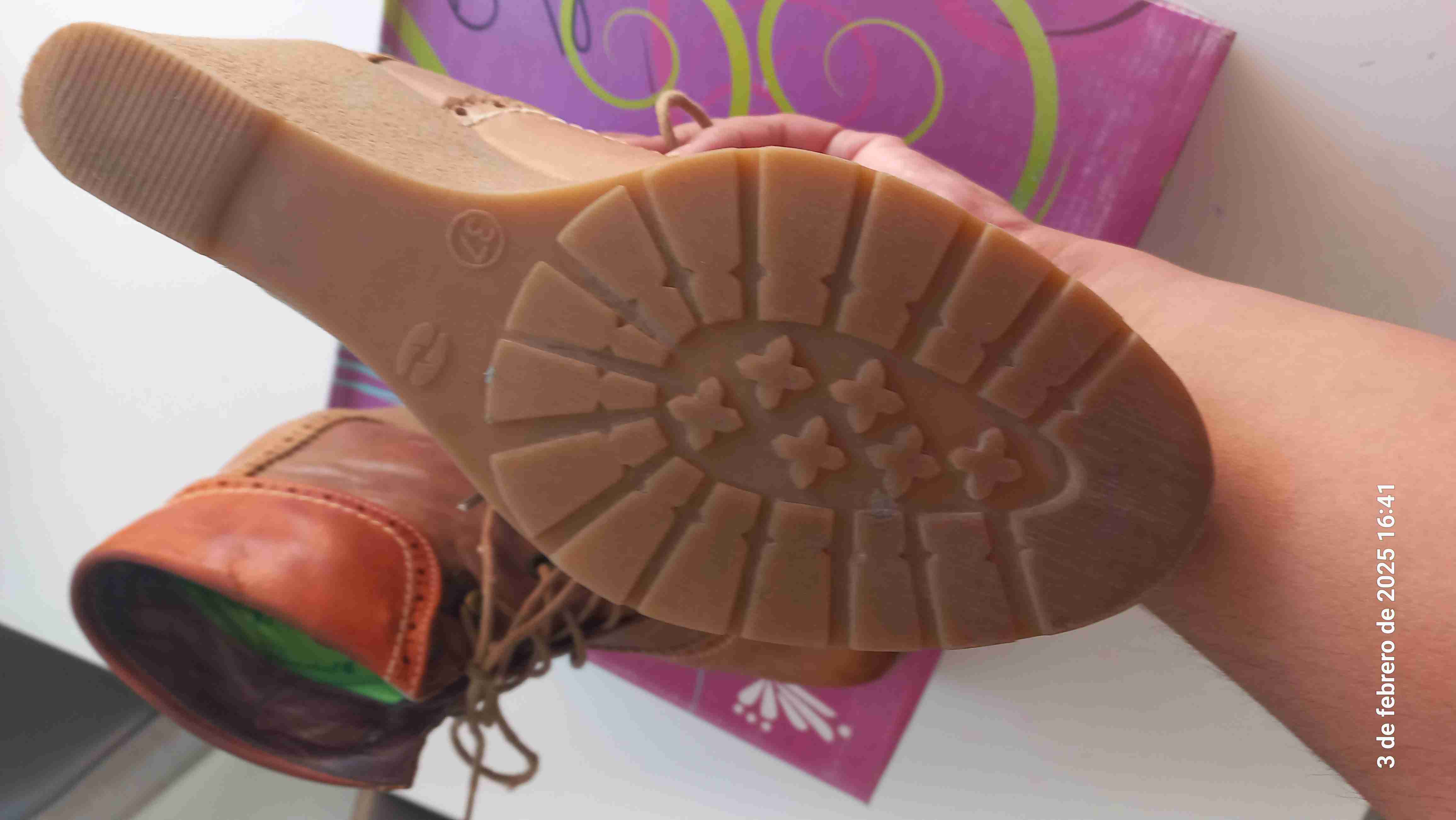 Botines marrones de cuero tall 37 - miniatura 5