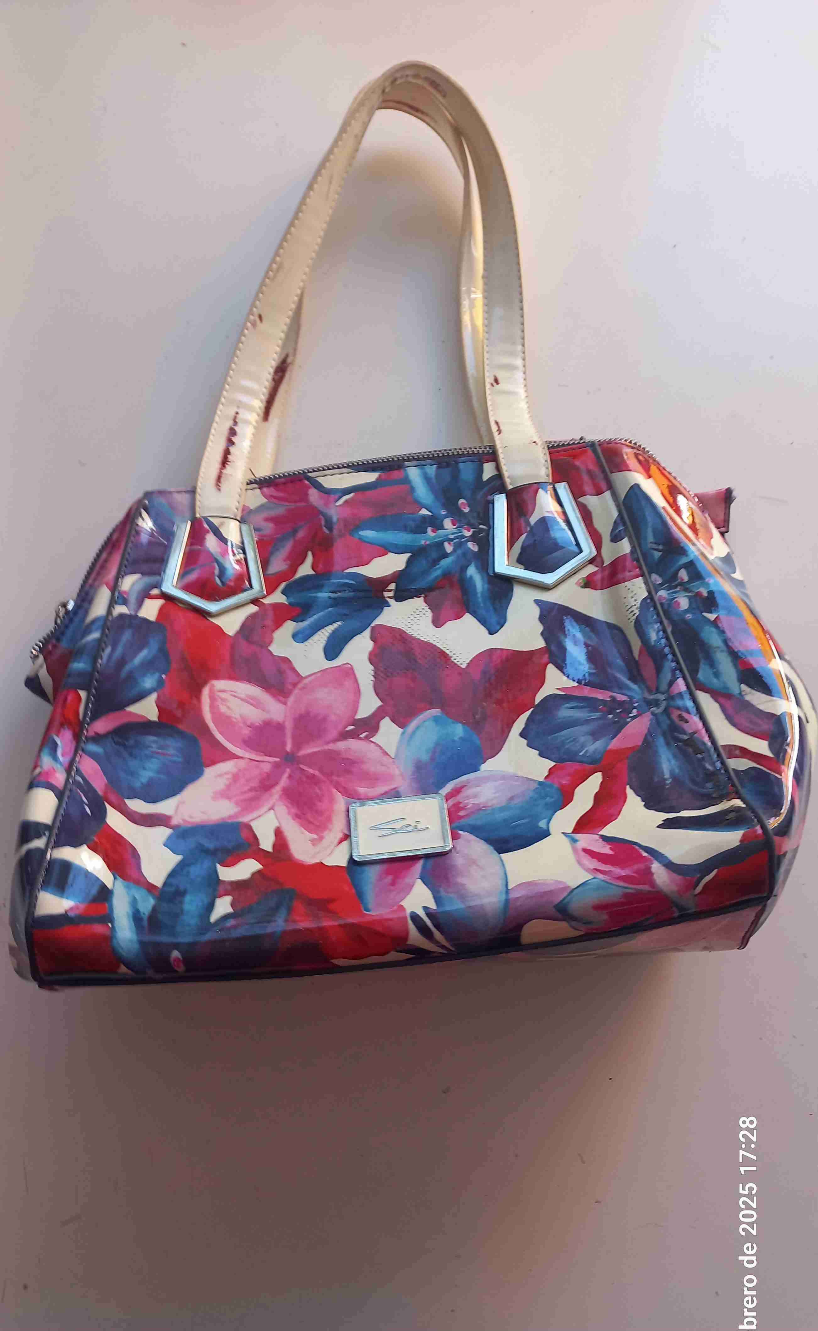 Cartera floral multicolor - miniatura 5