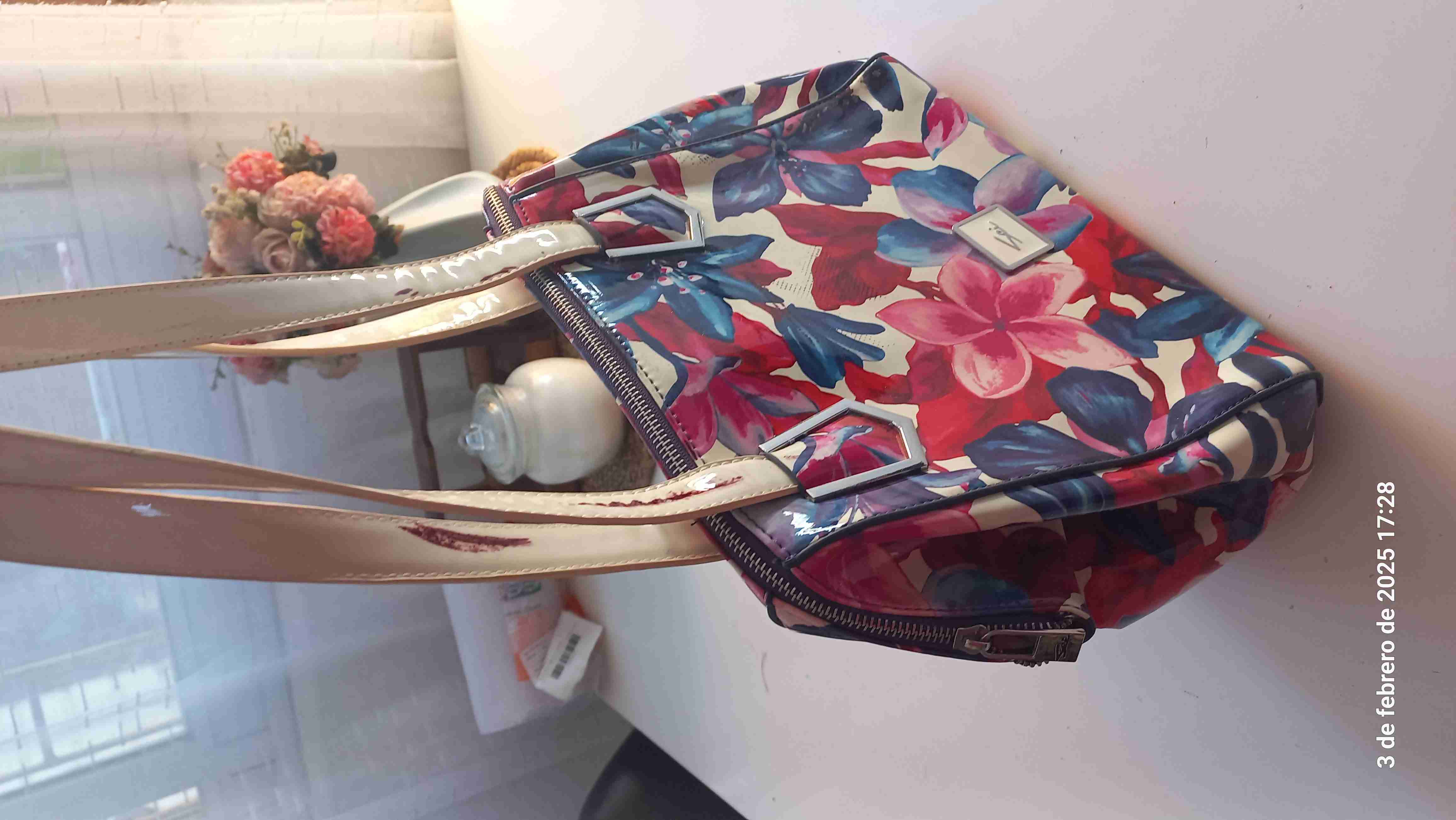 Cartera floral multicolor - miniatura 6