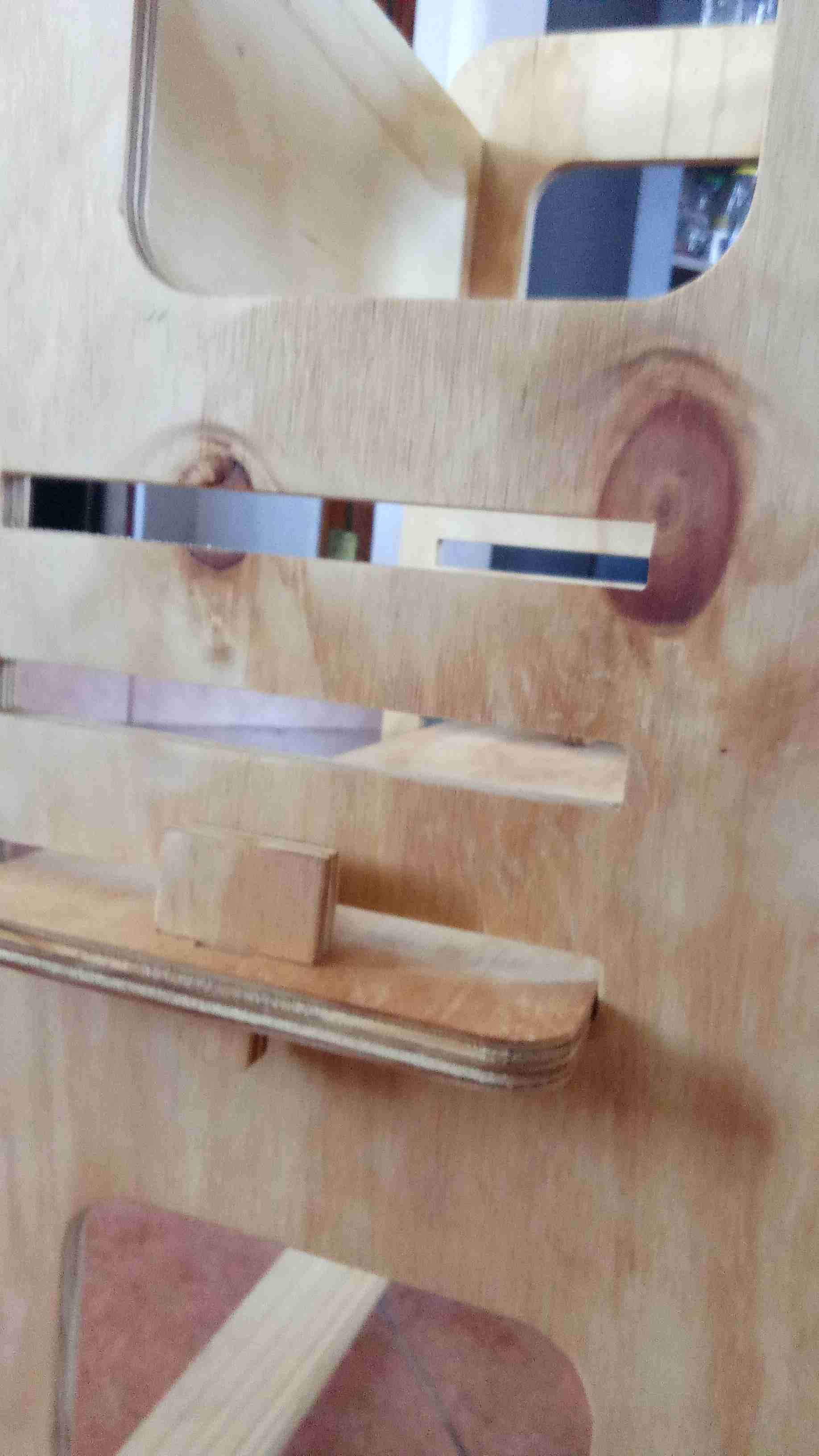 Torre de aprendizaje madera natural - 6