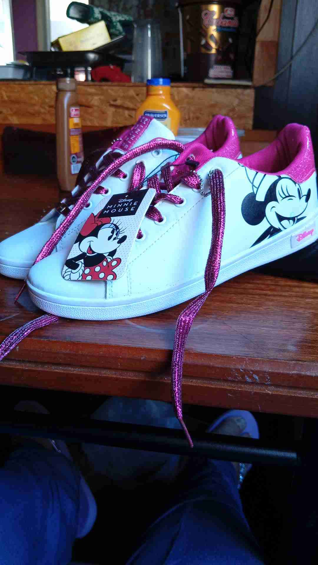 Zapatillas Minnie Mouse blancas