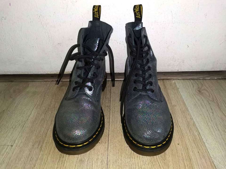 Botas Dr. Martens 1460 Pascal Iridescent Oil Leath - miniatura 5