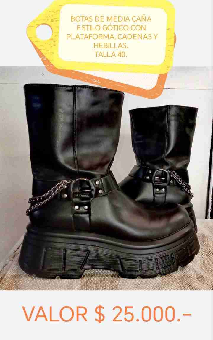 Botas góticas de media caña - 1