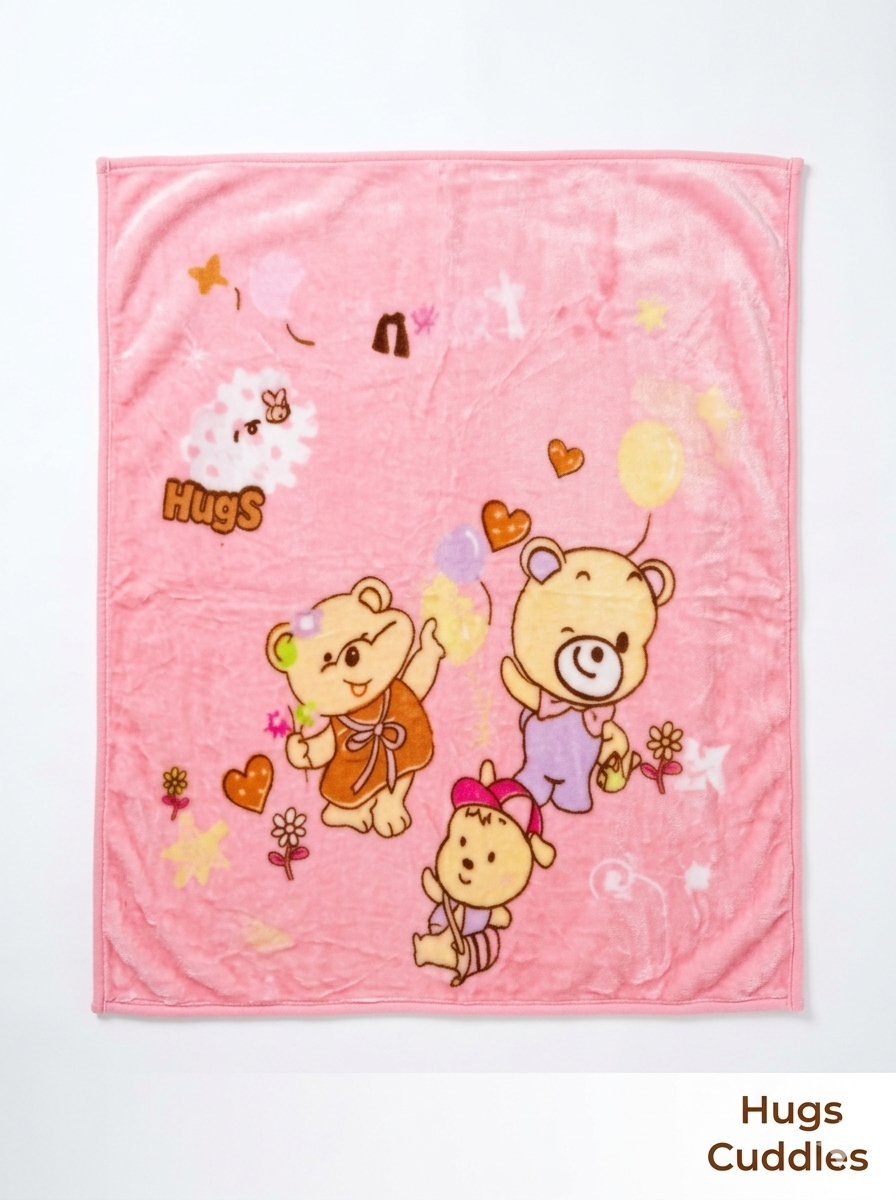 Manta  de pluch premium infantil con diseño de oso - miniatura 4