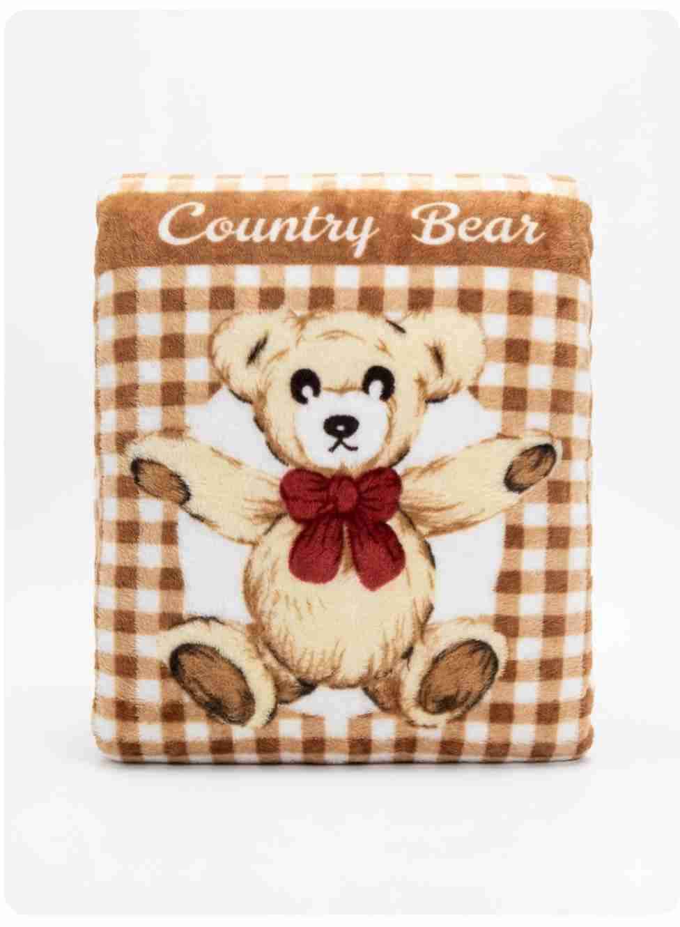 Manta  de pluch premium infantil con diseño de oso - miniatura 6